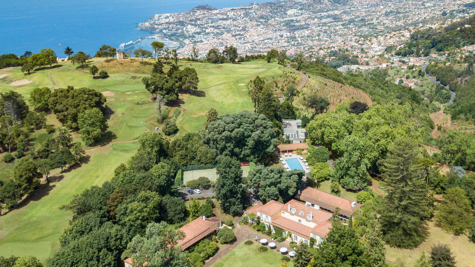 Overhead view of Hotel Casa Velha do Palheiro - Relais & Chateaux
