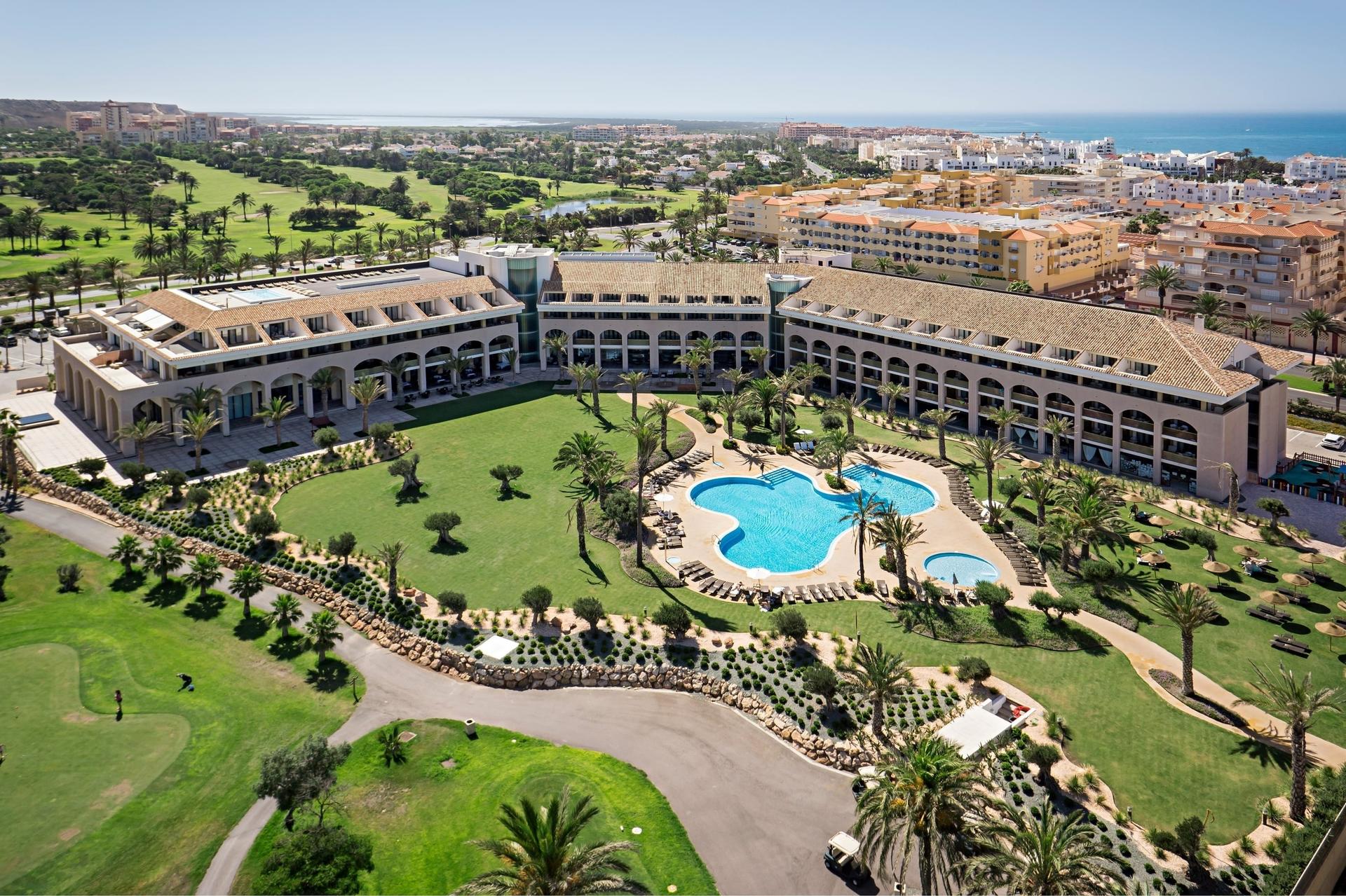 Overhead view of Hotel Golf Almerimar