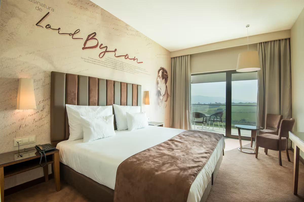 Double bed room with balcony views at Hotel Vila Gale Collection Sintra