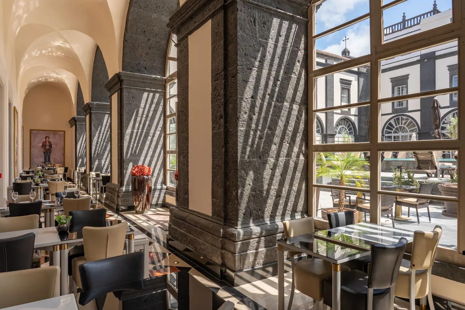 Indoor dining room at Hotel Vila Gale Sao Miguel Azores