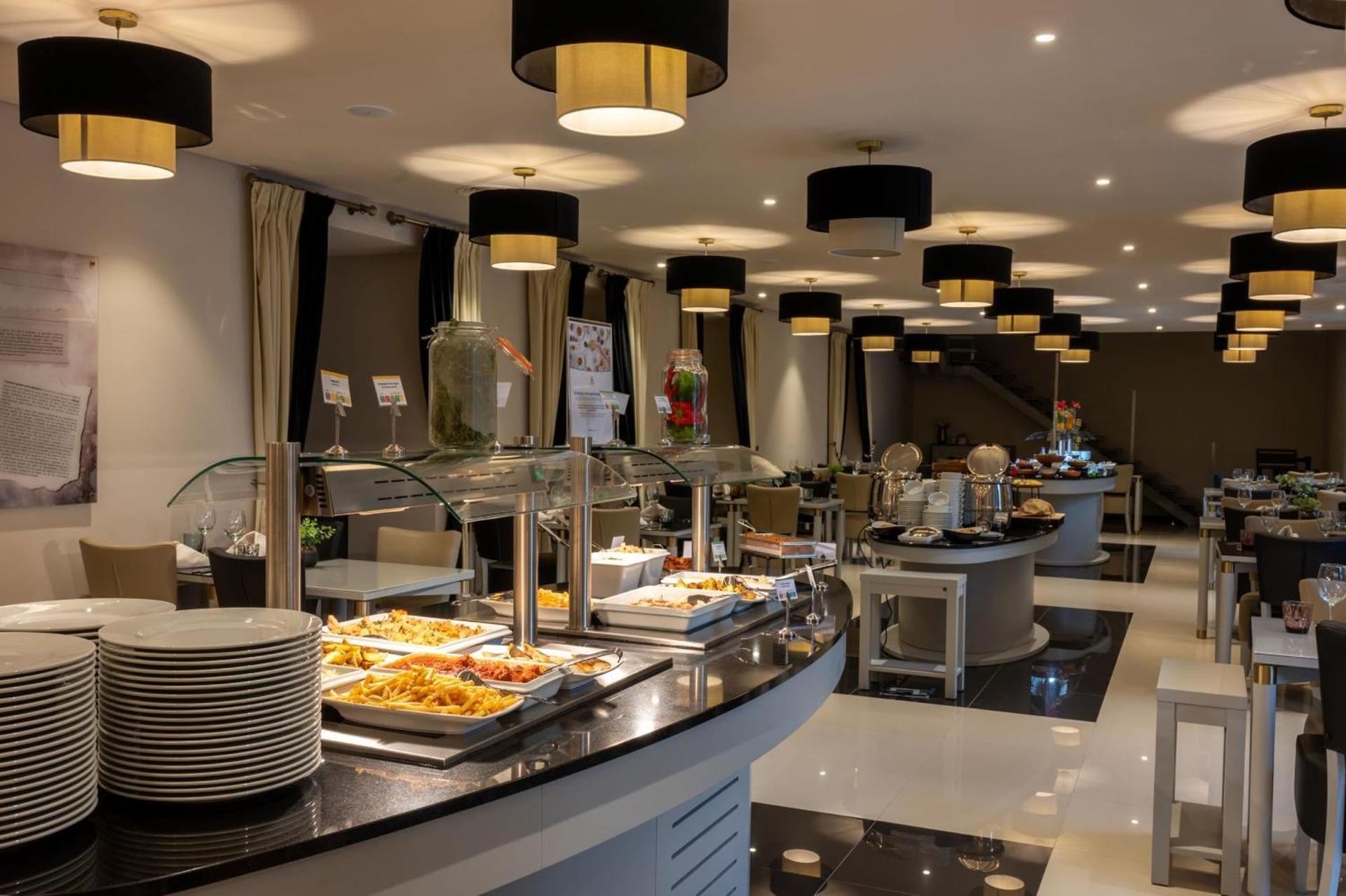 Food bar and dining room at Hotel Vila Gale Sao Miguel Azores