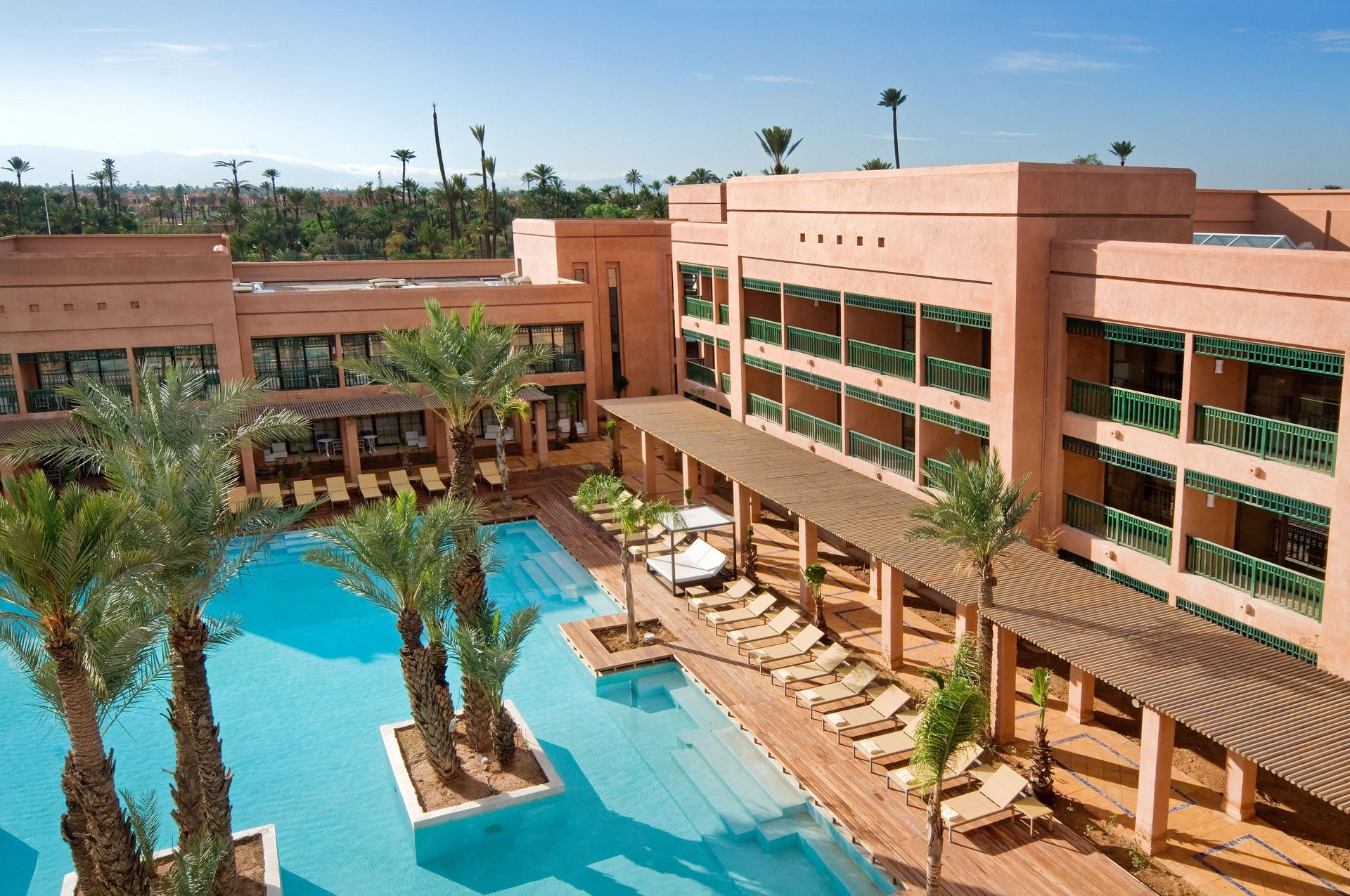 Aerial view of the Hotel du Golf by Pickalbatros overlooking the outdoor pool
