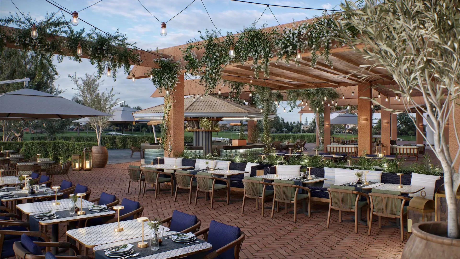 Outdoor dining at Hyatt Regency Vilamoura Algarve