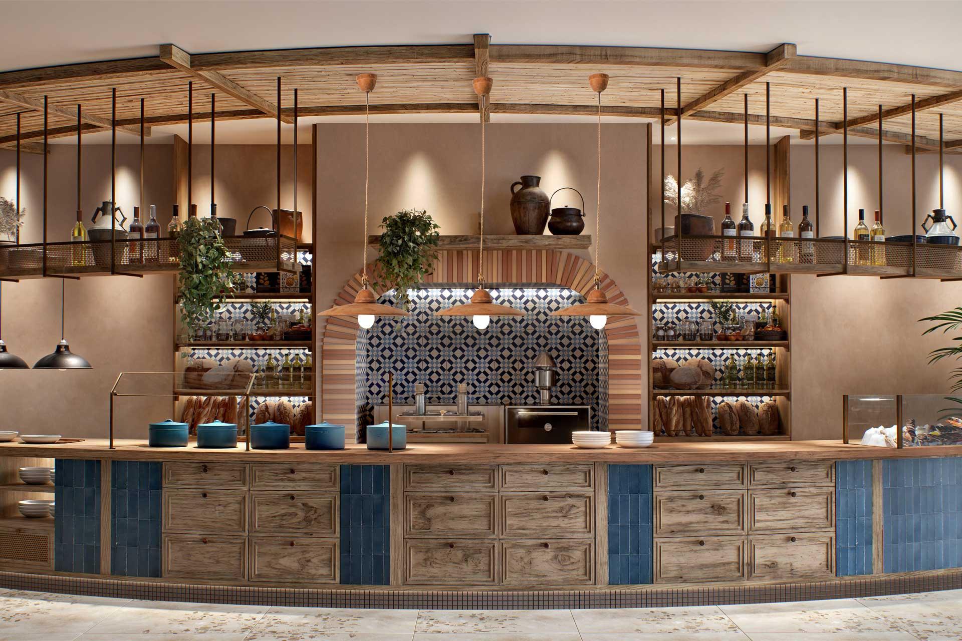 Food bar at Hyatt Regency Vilamoura Algarve