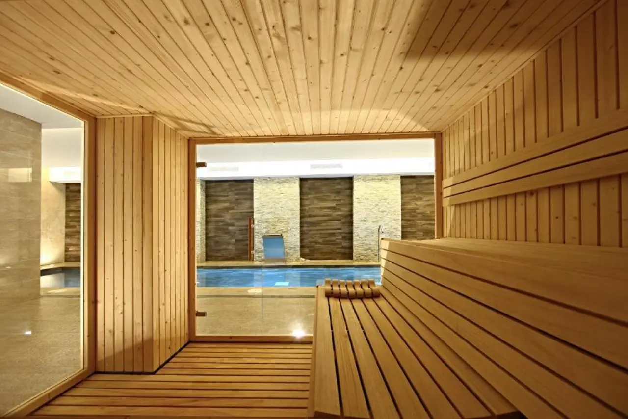 Sauna as part of spa facilities at Iberostar Waves Cala Millor