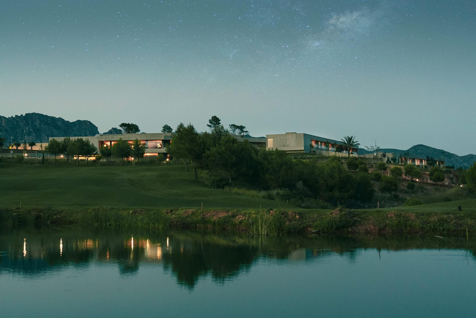Panoramic view of the hilltop La Galiana Golf Resort