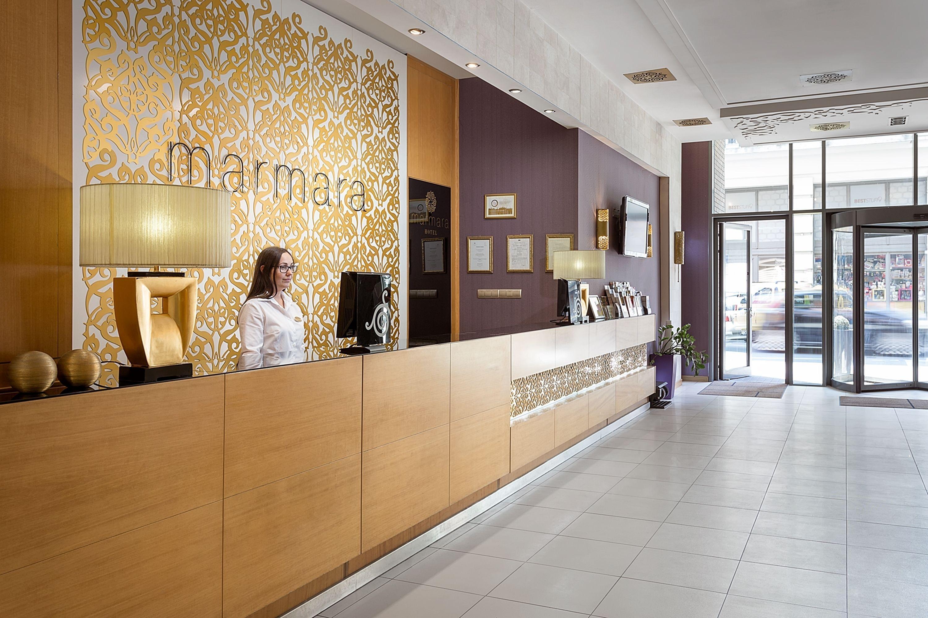 Reception at Marmara Hotel Budapest