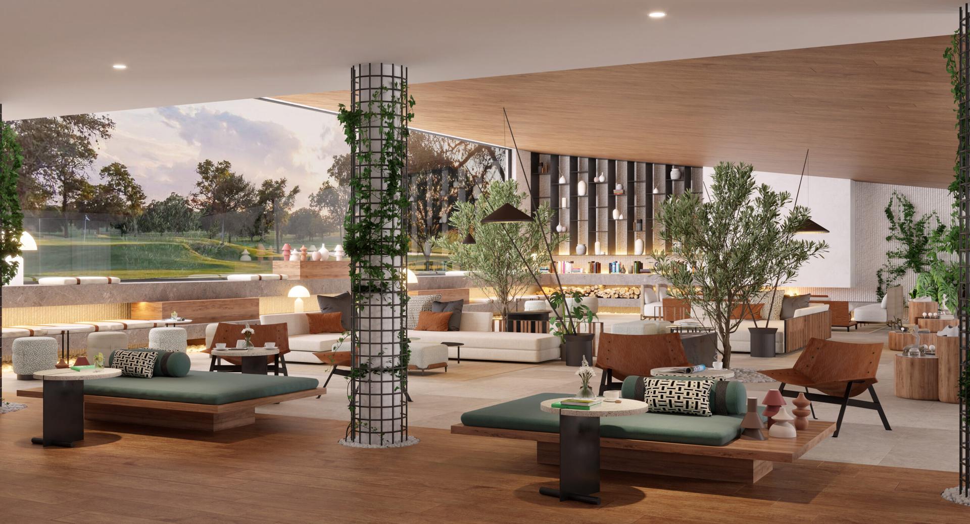 Outdoor lounging area at Montado Hotel & Golf Resort