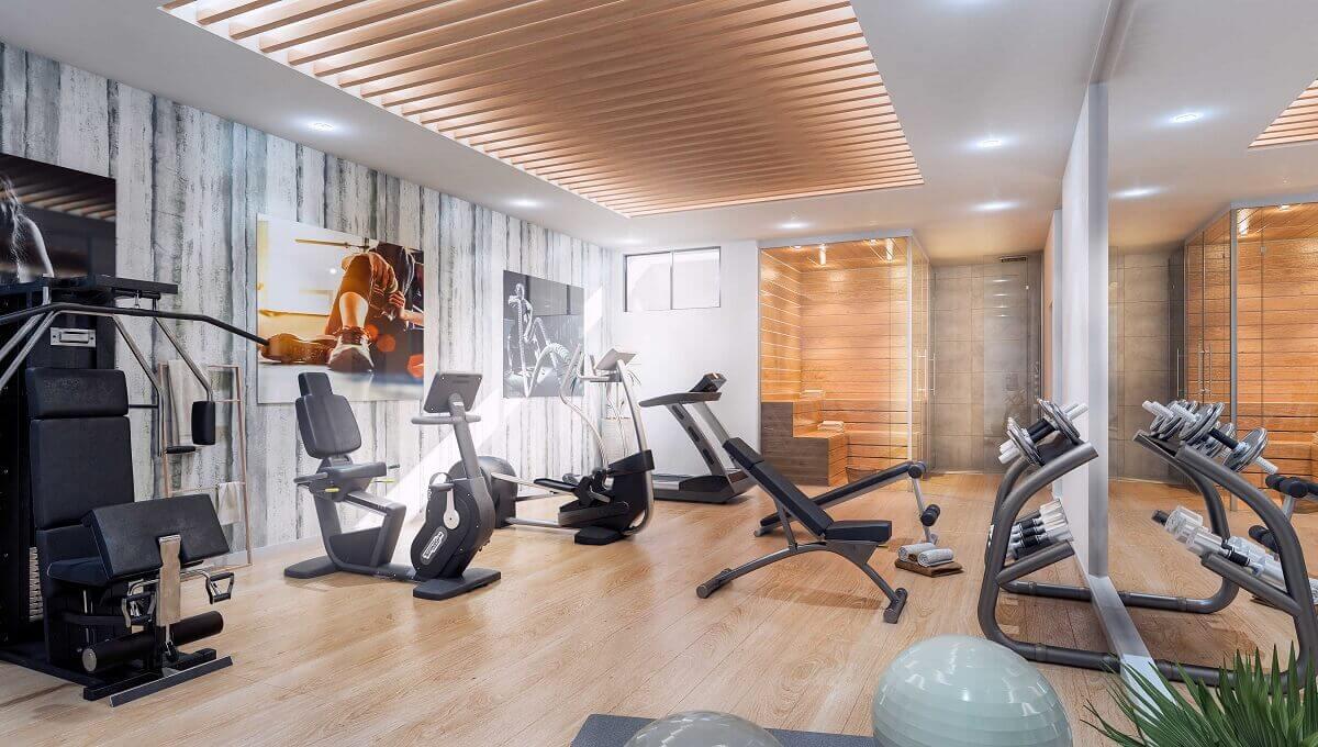 Gym facilities at ONA Valle Romano Golf Resort