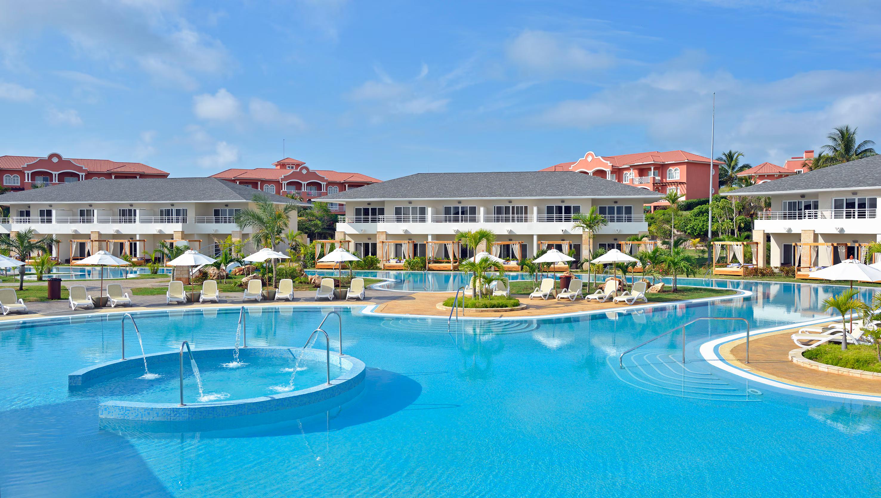 Outdoor swimming pool at Paradisus Princessa del Mar Resort & Spa
