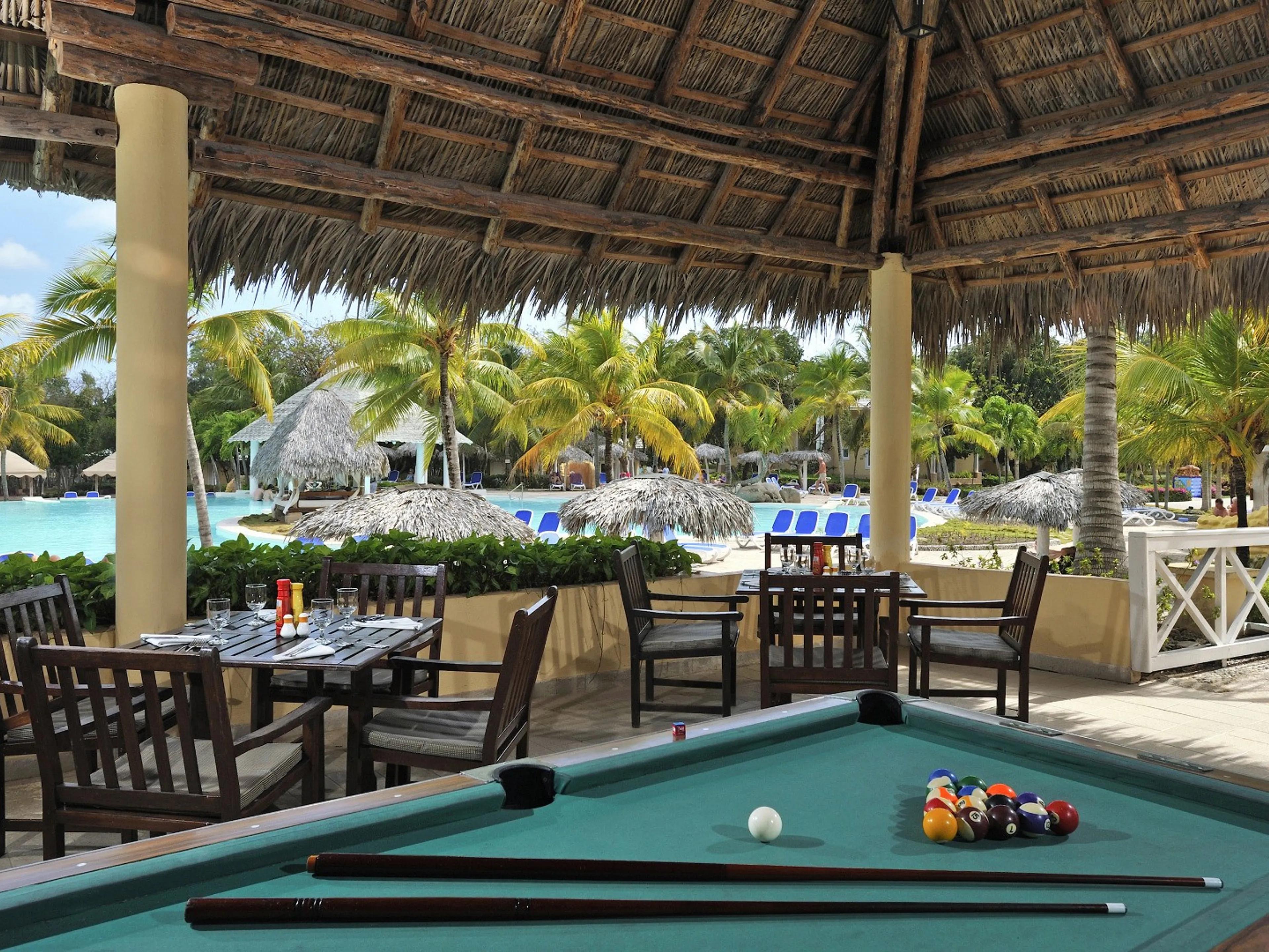 Pool table at Paradisus Rio de Oro Resort & Spa