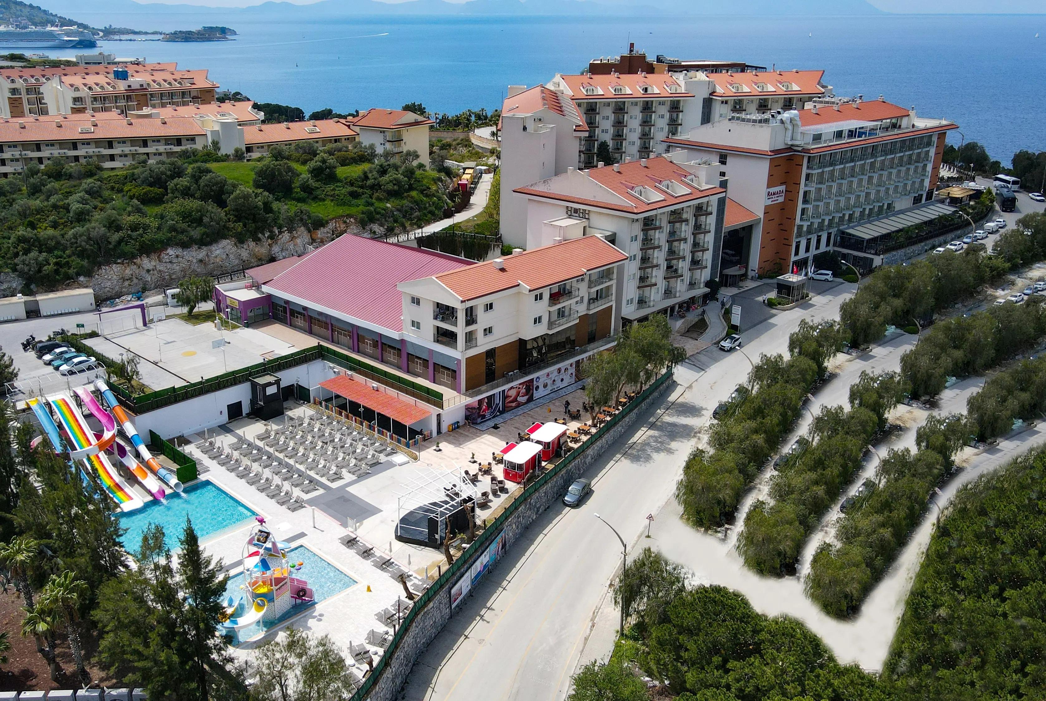 Overhead view of Ramada Resort Kusadasi
