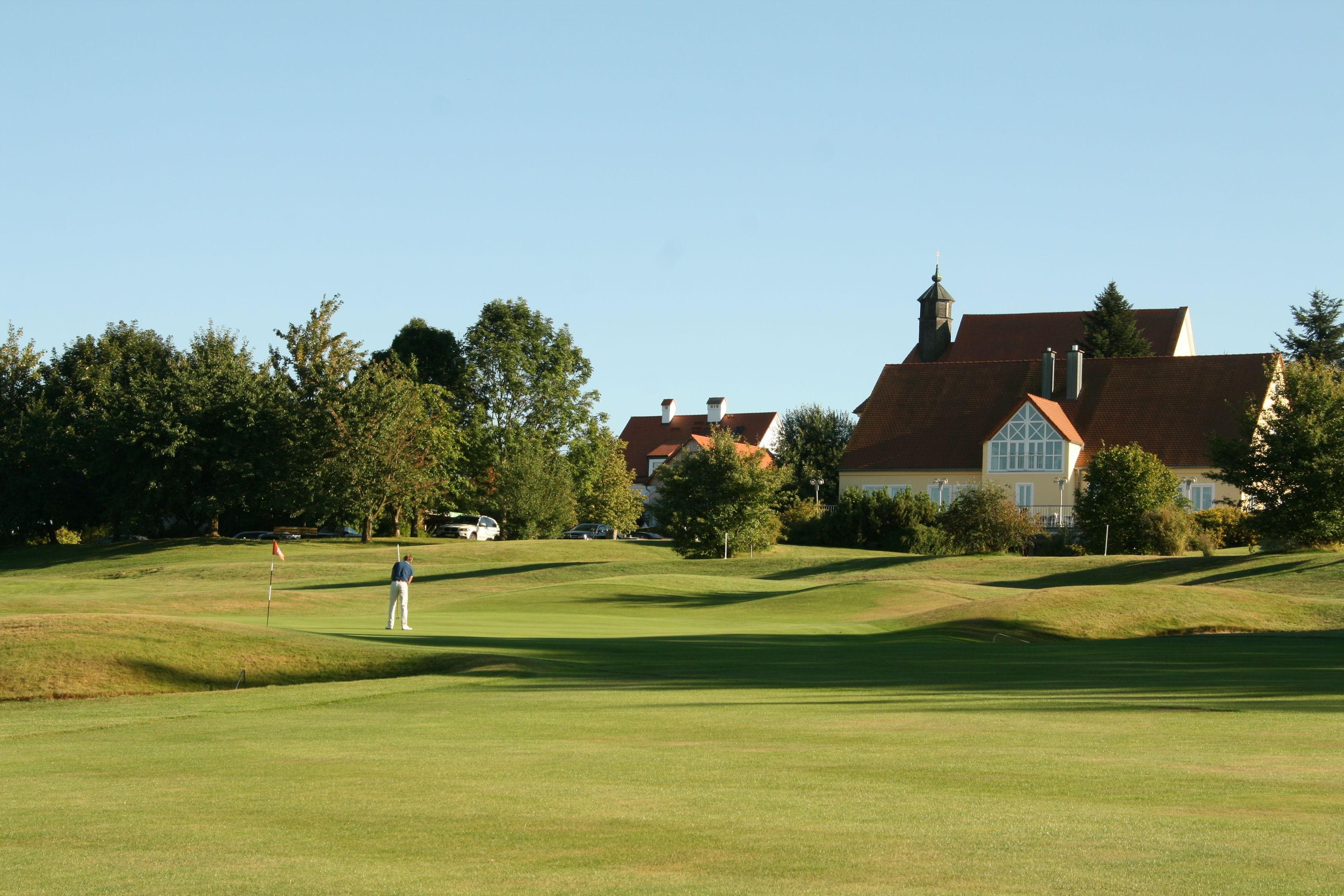 Panoramic view of Royal Marianske Lazne Golf Club