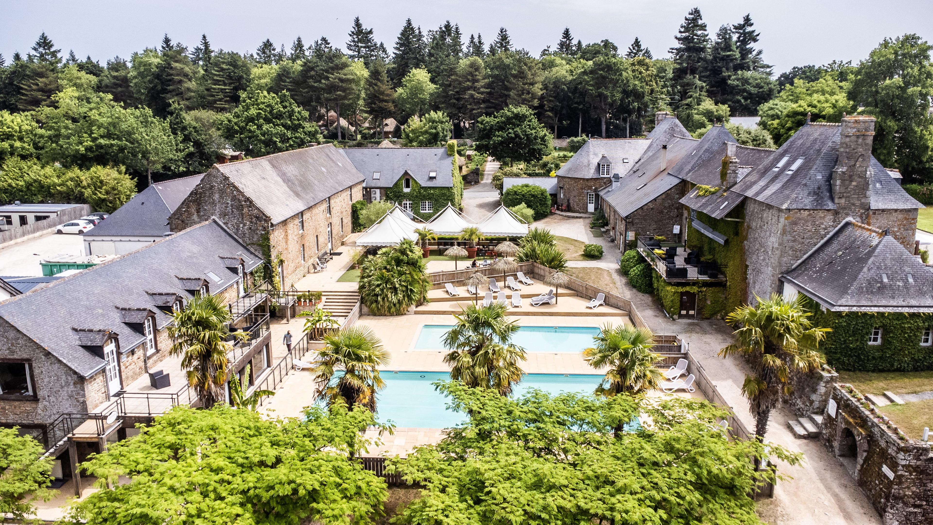 Overhead view of Saint-Malo Golf Resort