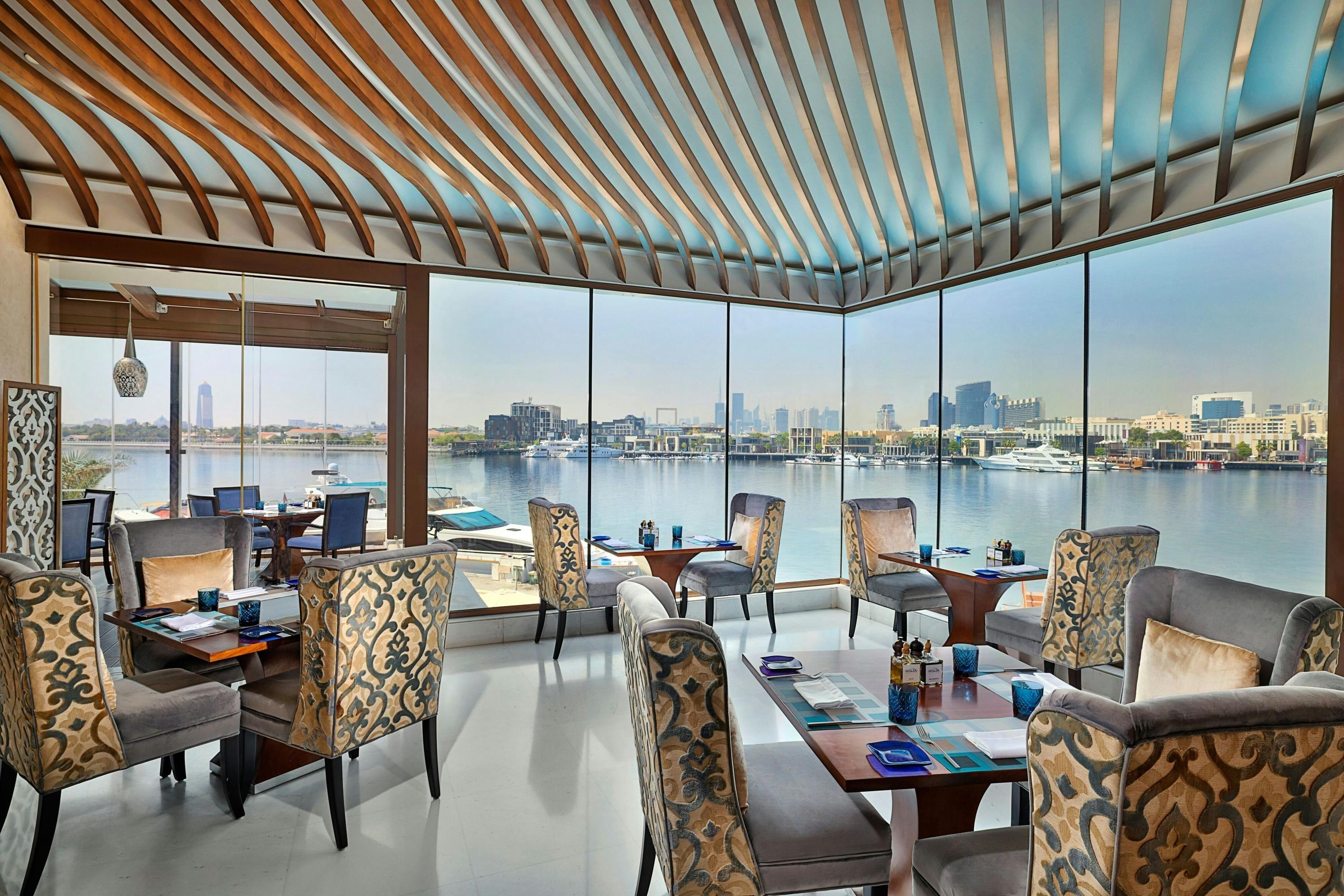 Indoor dining at Sheraton Dubai Creek Hotel & Towers