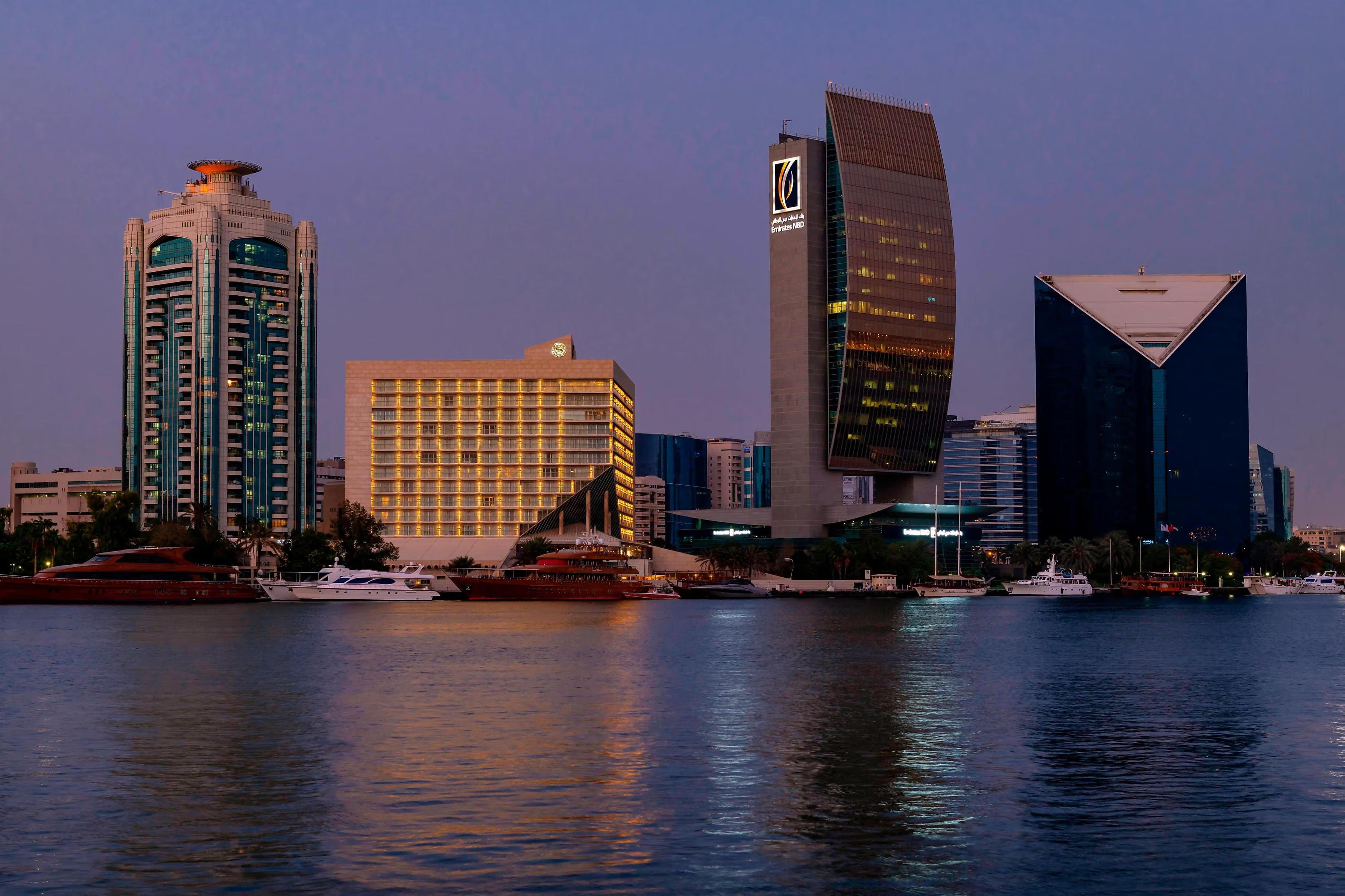Panoramic view of Sheraton Dubai Creek Hotel & Towers