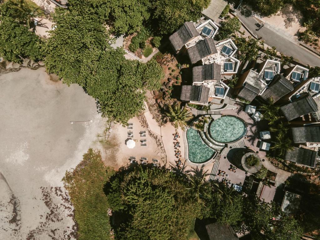 Birdseye view looking down on Tamarina Golf & Spa Boutique Hotel