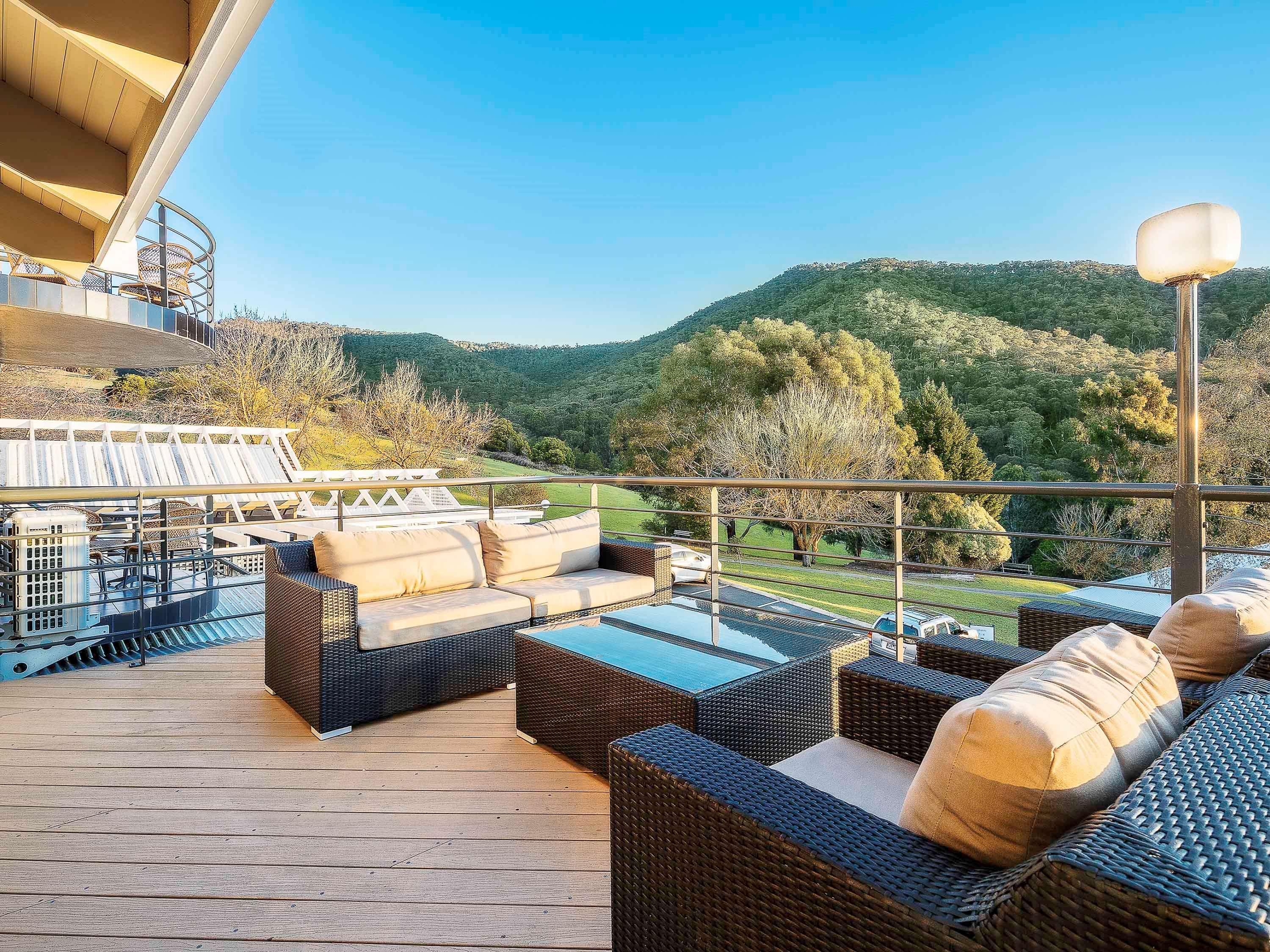 Balcony views at The Queens Hotel & Spa