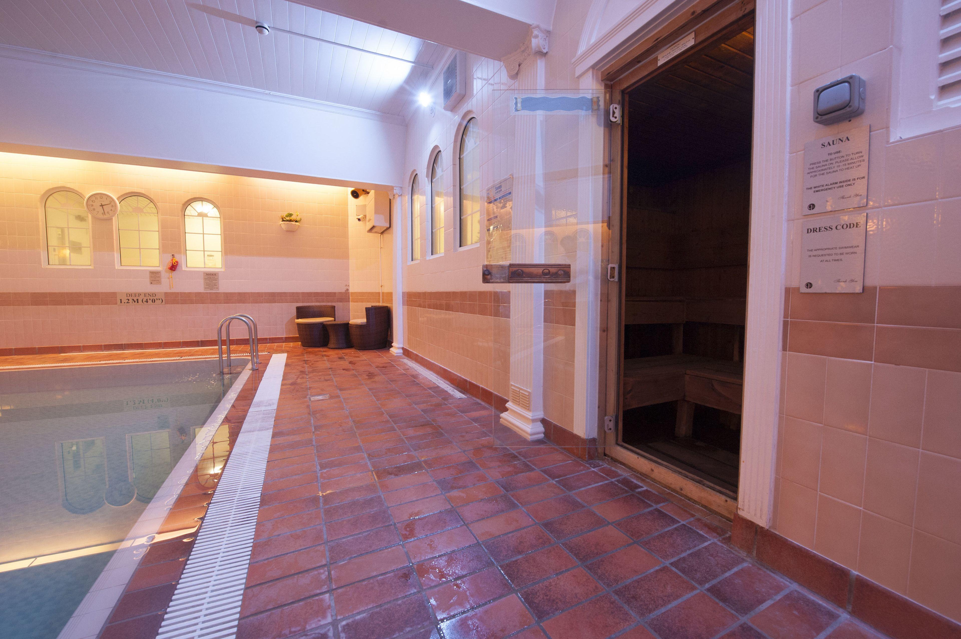 Indoor swimming pool at The Queens Hotel & Spa