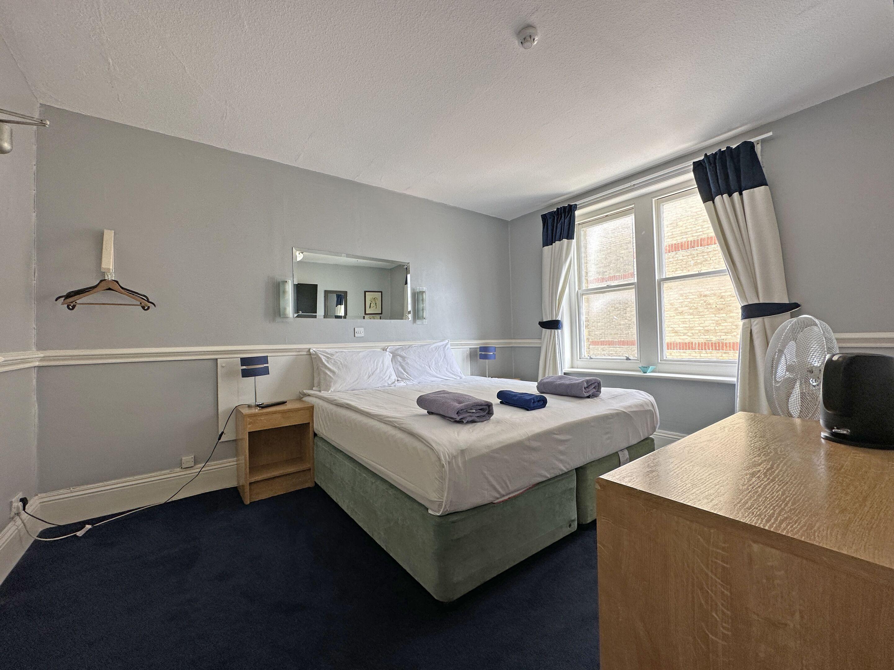 Double bed suite at The Royal Hotel