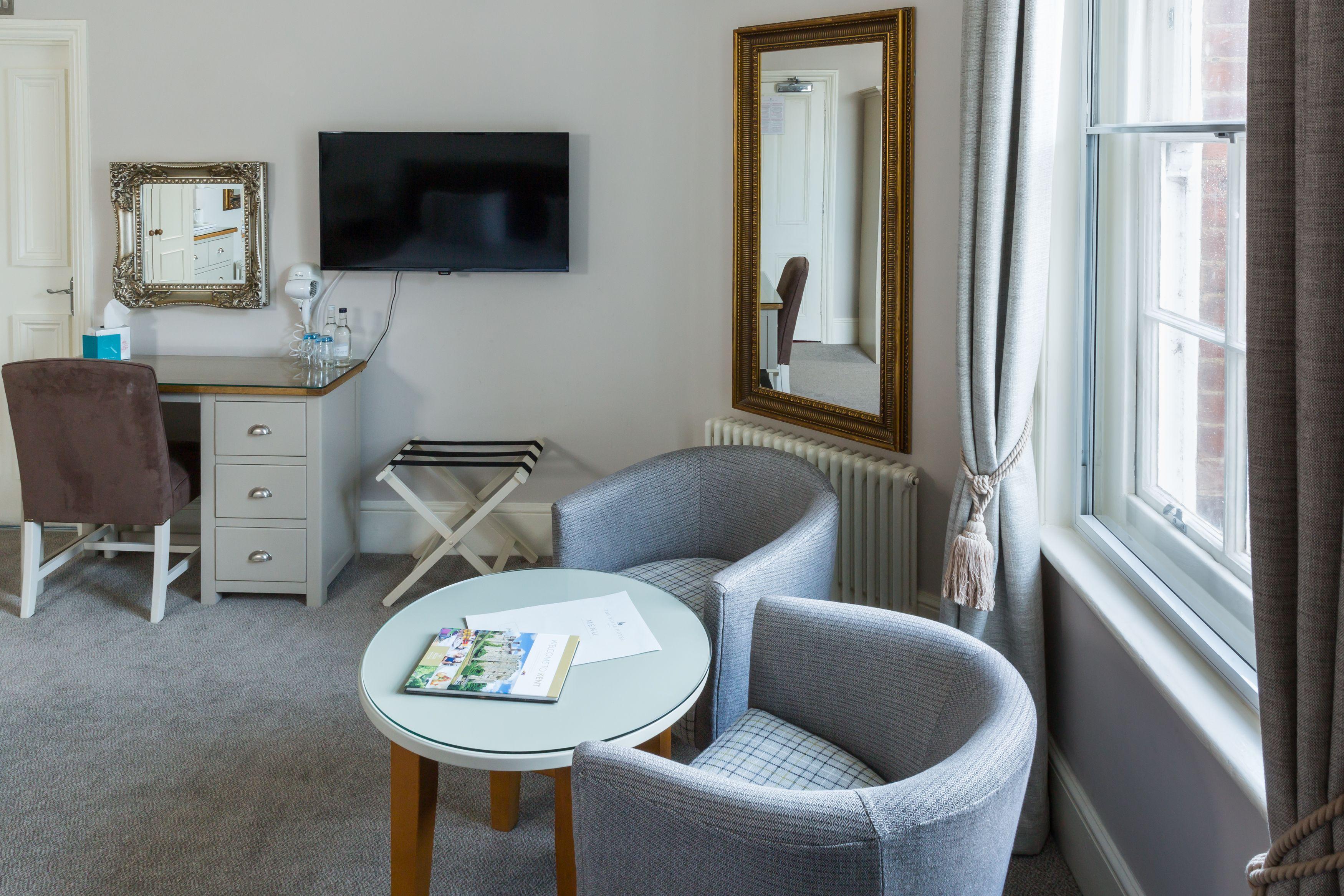 Lounging area as part of a suite at The Royal Hotel