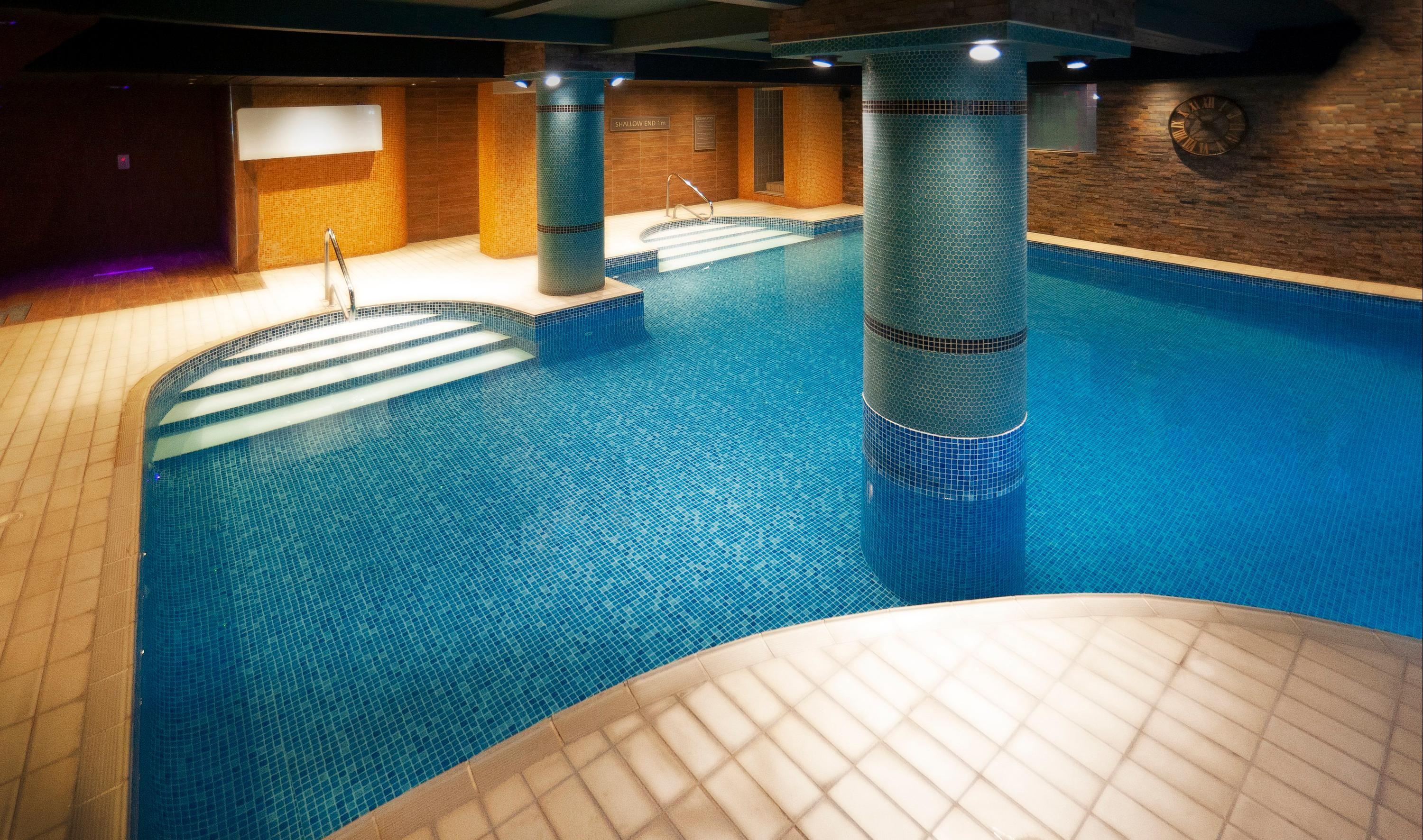 Indoor swimming pool at The Suncliff Hotel