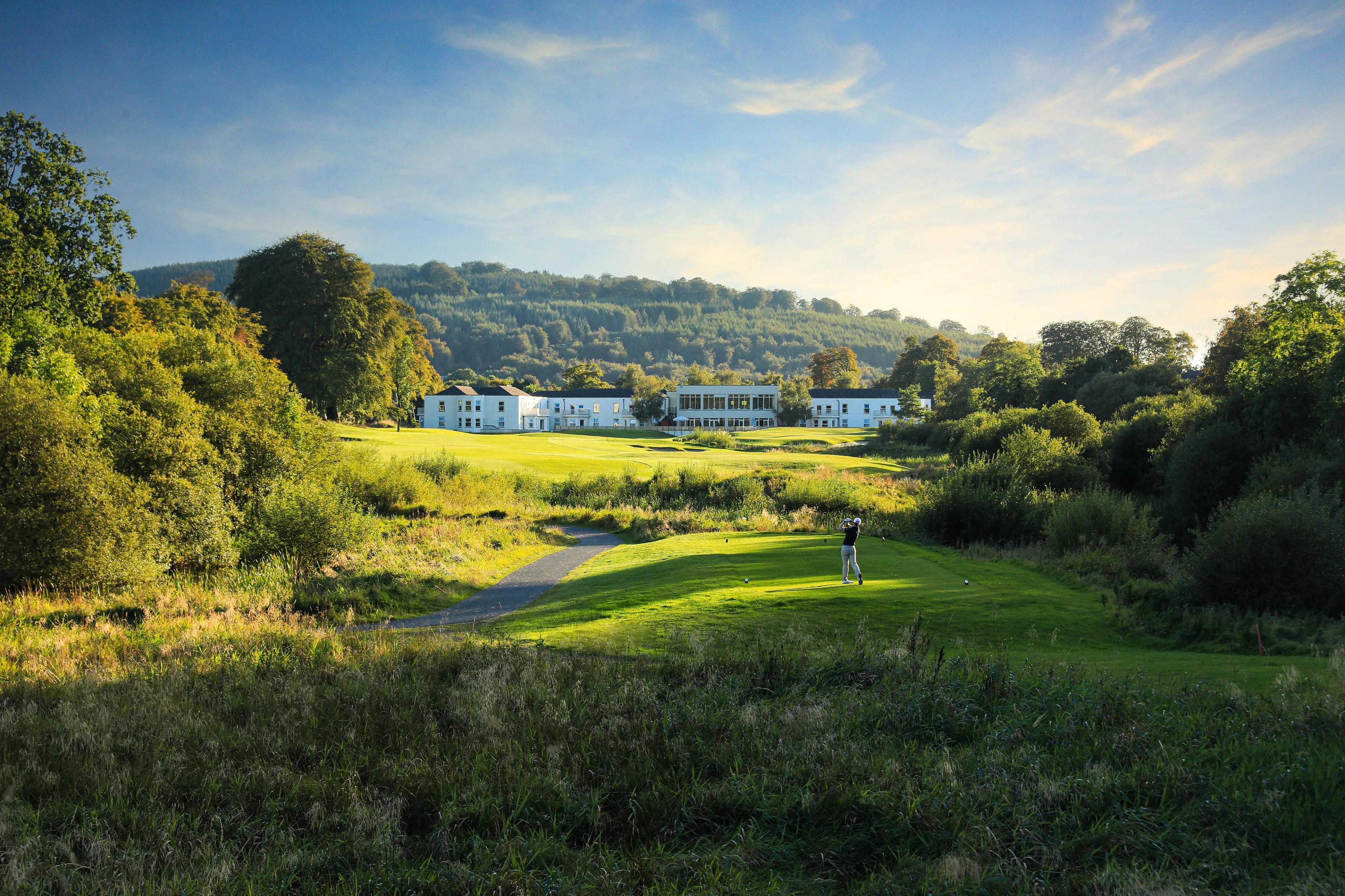 Panoramic view of Lakeside Golf Retreat in Wicklow