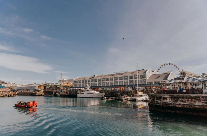 Panoramic view of Victoria and Alfred Hotel Waterfront