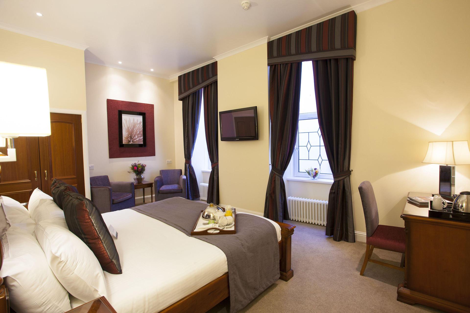 Double bed suite at The Aberdeen Douglas Hotel