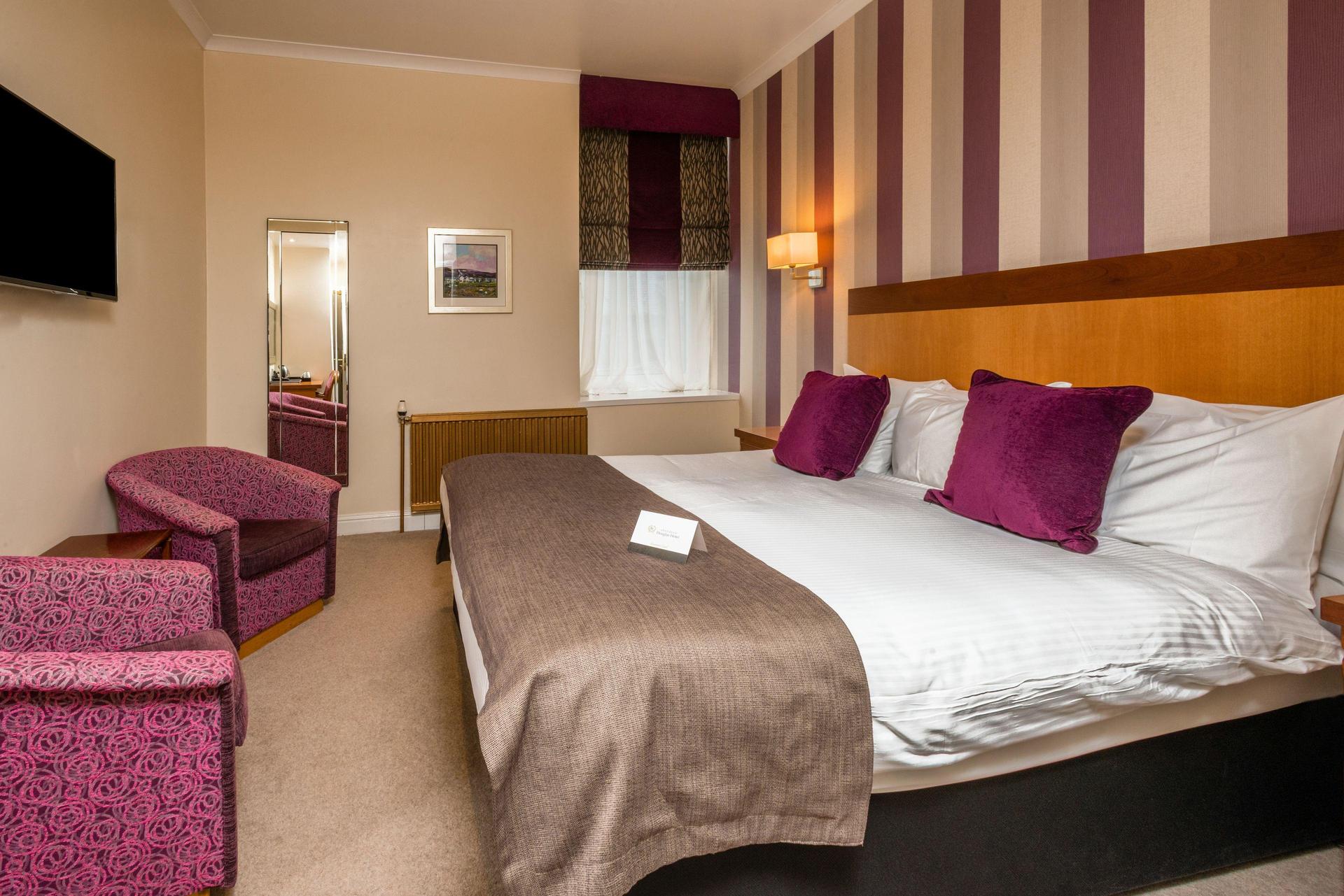 Double bed suite at The Aberdeen Douglas Hotel