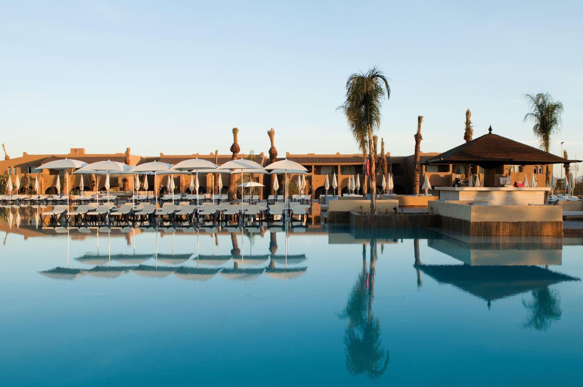 Outdoor swimming pool at Clubhotel Riu Tikida Palmeraie
