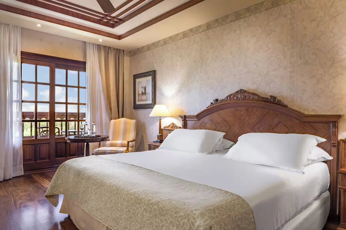 Double bed suite at Elba Palace Golf & Vital Hotel