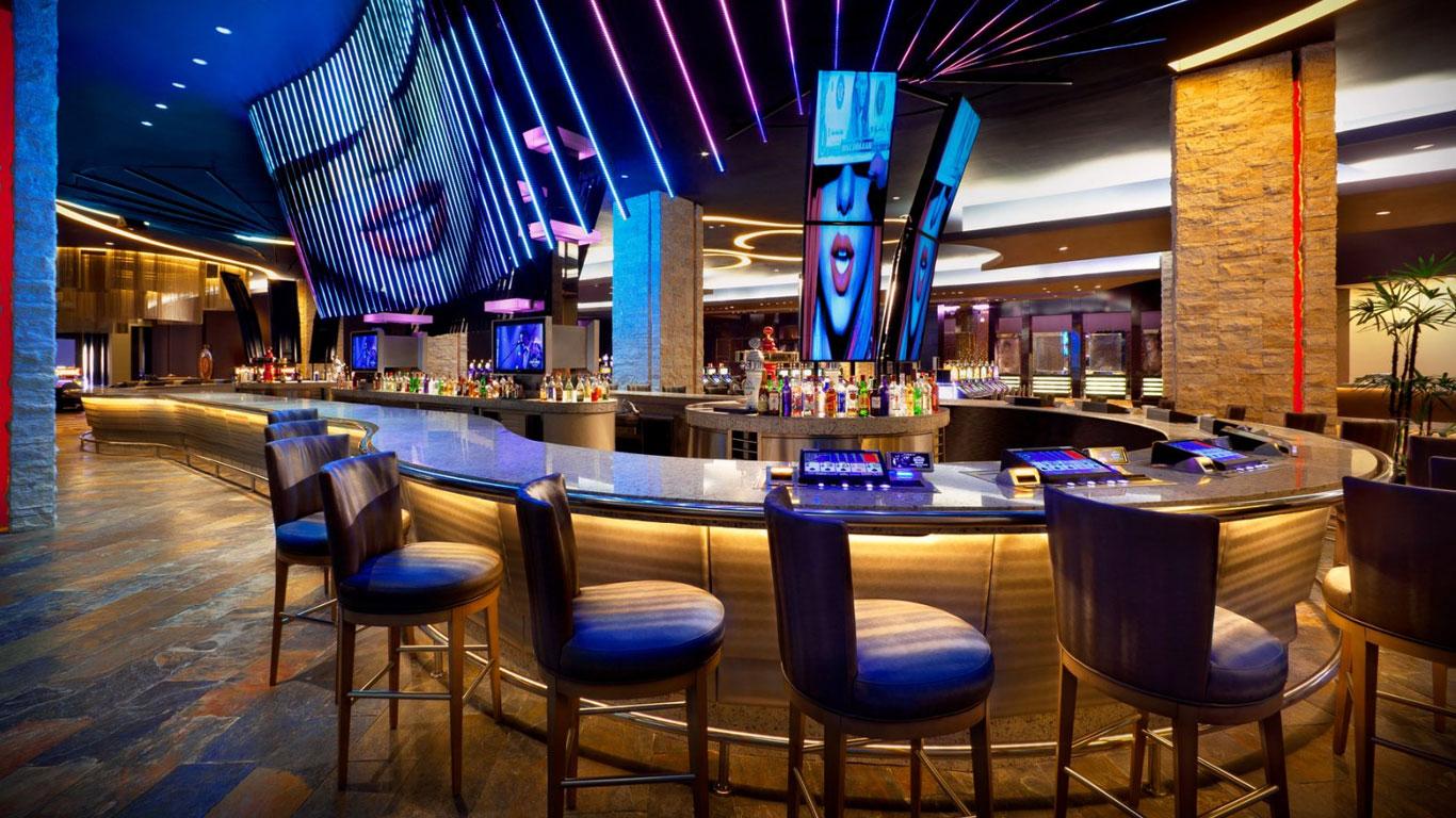 Indoor bar at Hard Rock Hotel & Casino Punta Cana