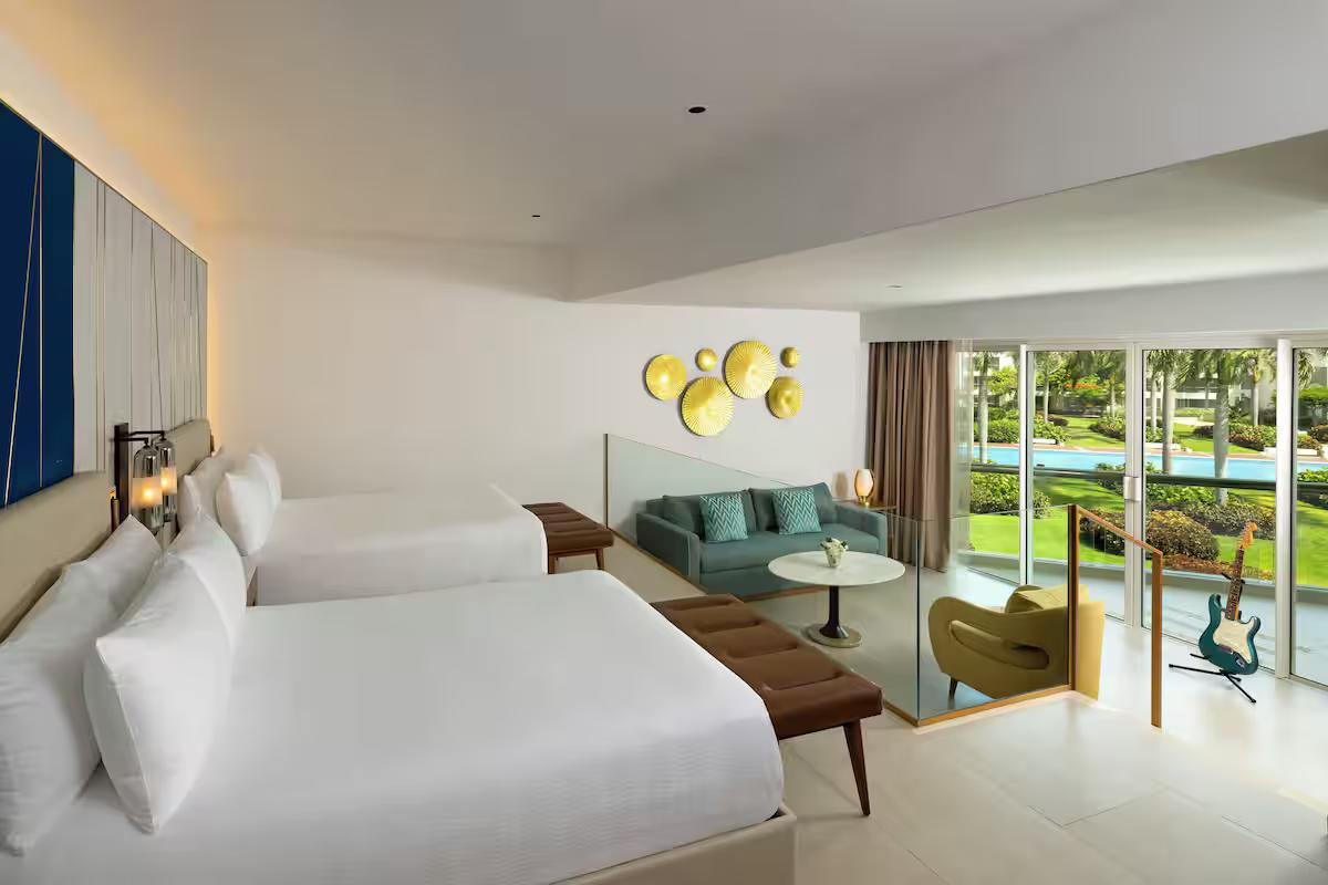 Spacious double bed suite at Hard Rock Hotel & Casino Punta Cana