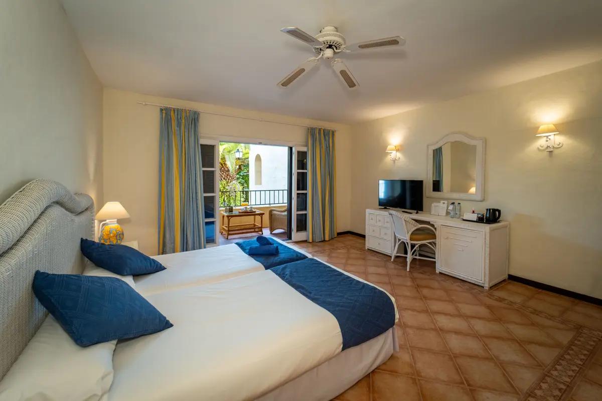 Double bed suite at Hotel BlueBay Banús