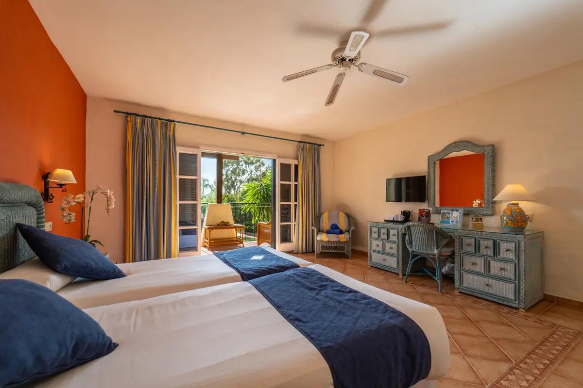 Double bed suite at Hotel BlueBay Banús