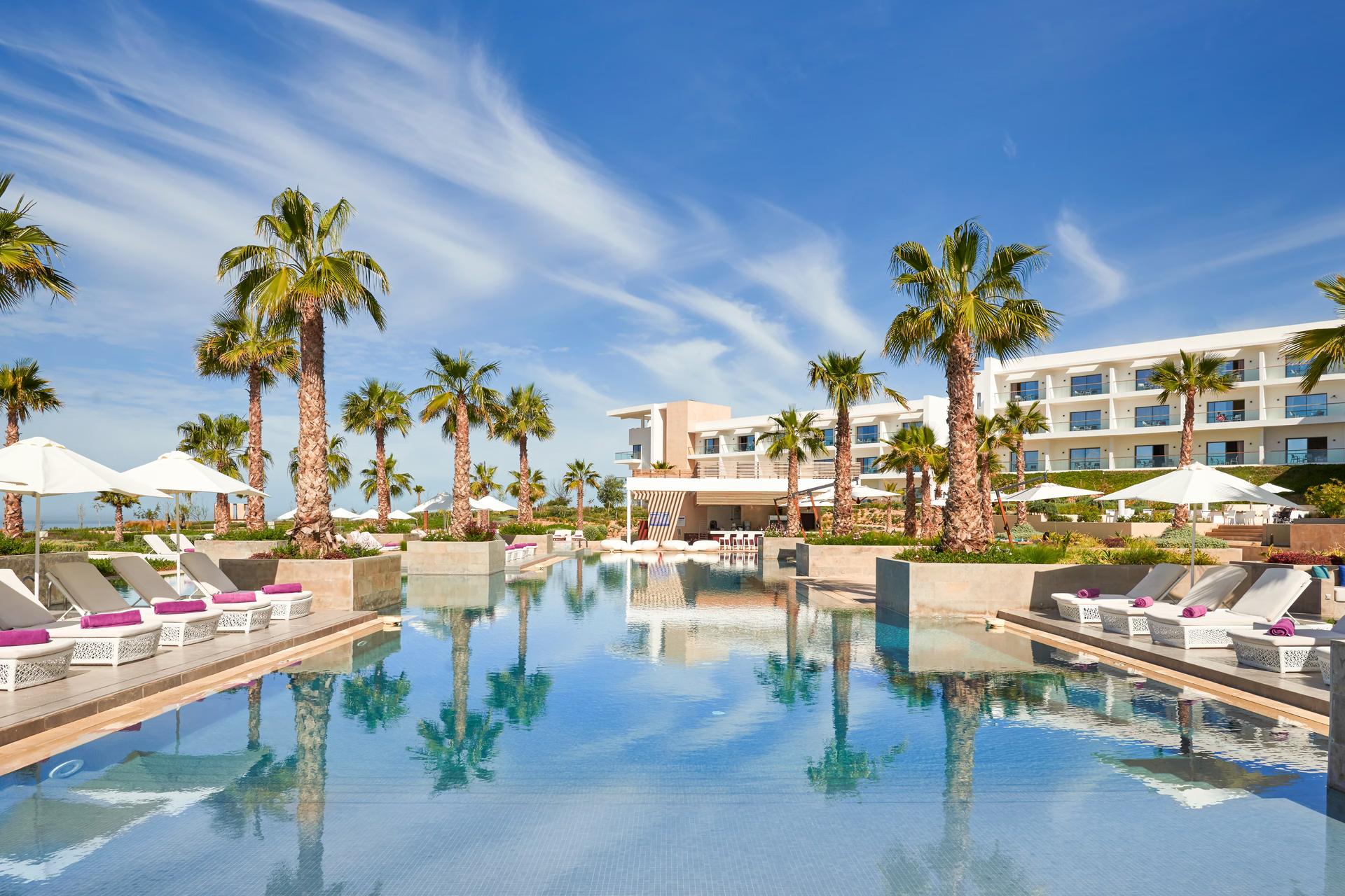 Outdoor pool at Hyatt Place Taghazout Bay