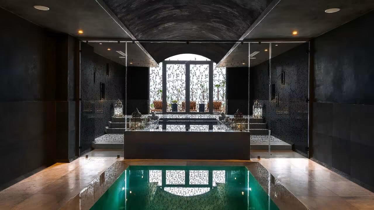 Indoor pool as part of the spa facilities at Hyatt Place Taghazout Bay