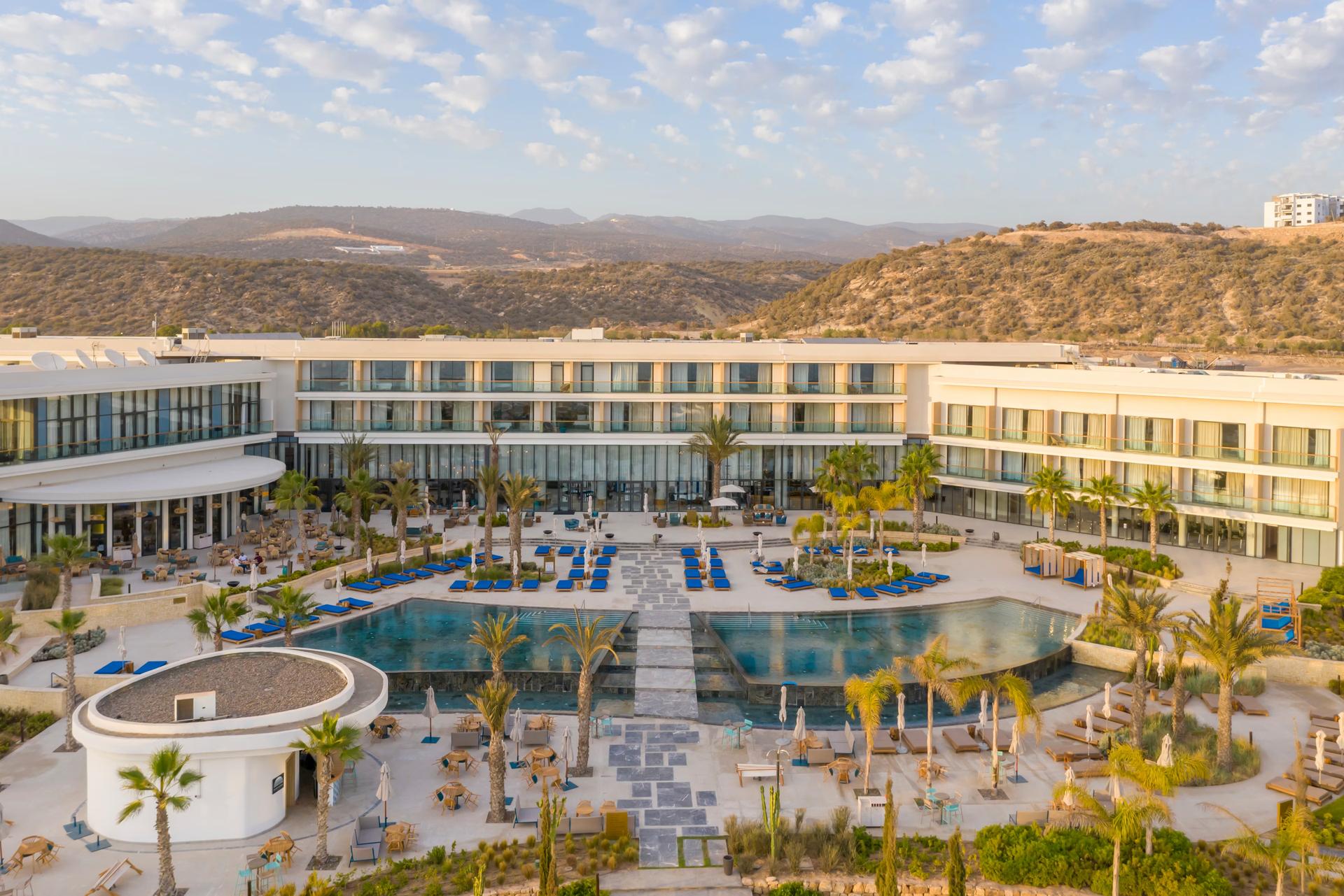 Panoramic view of Hyatt Regency Taghazout Bay