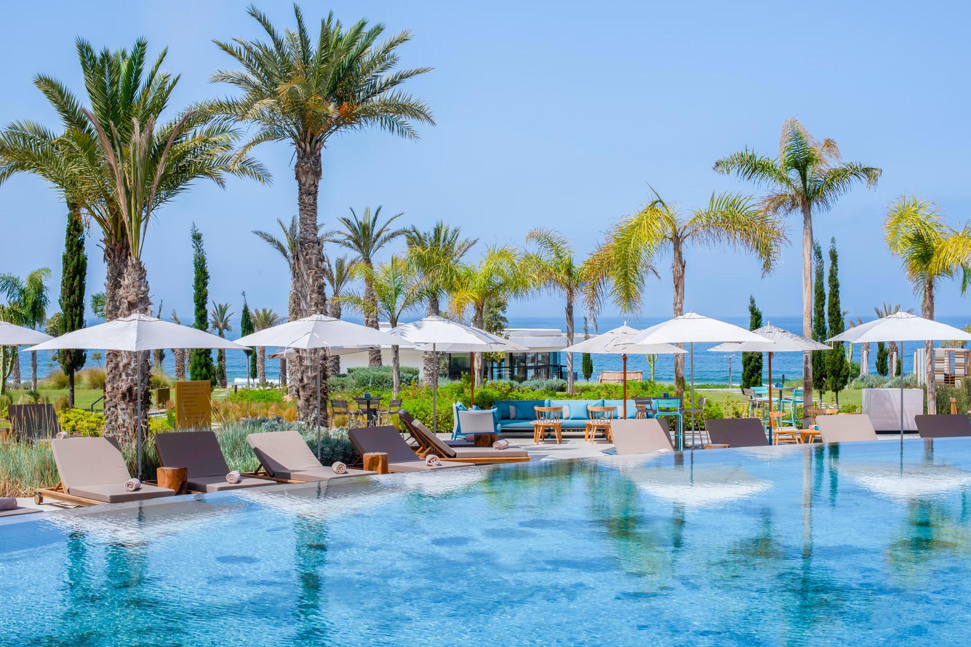 Outdoor swimming pool at Hyatt Regency Taghazout Bay