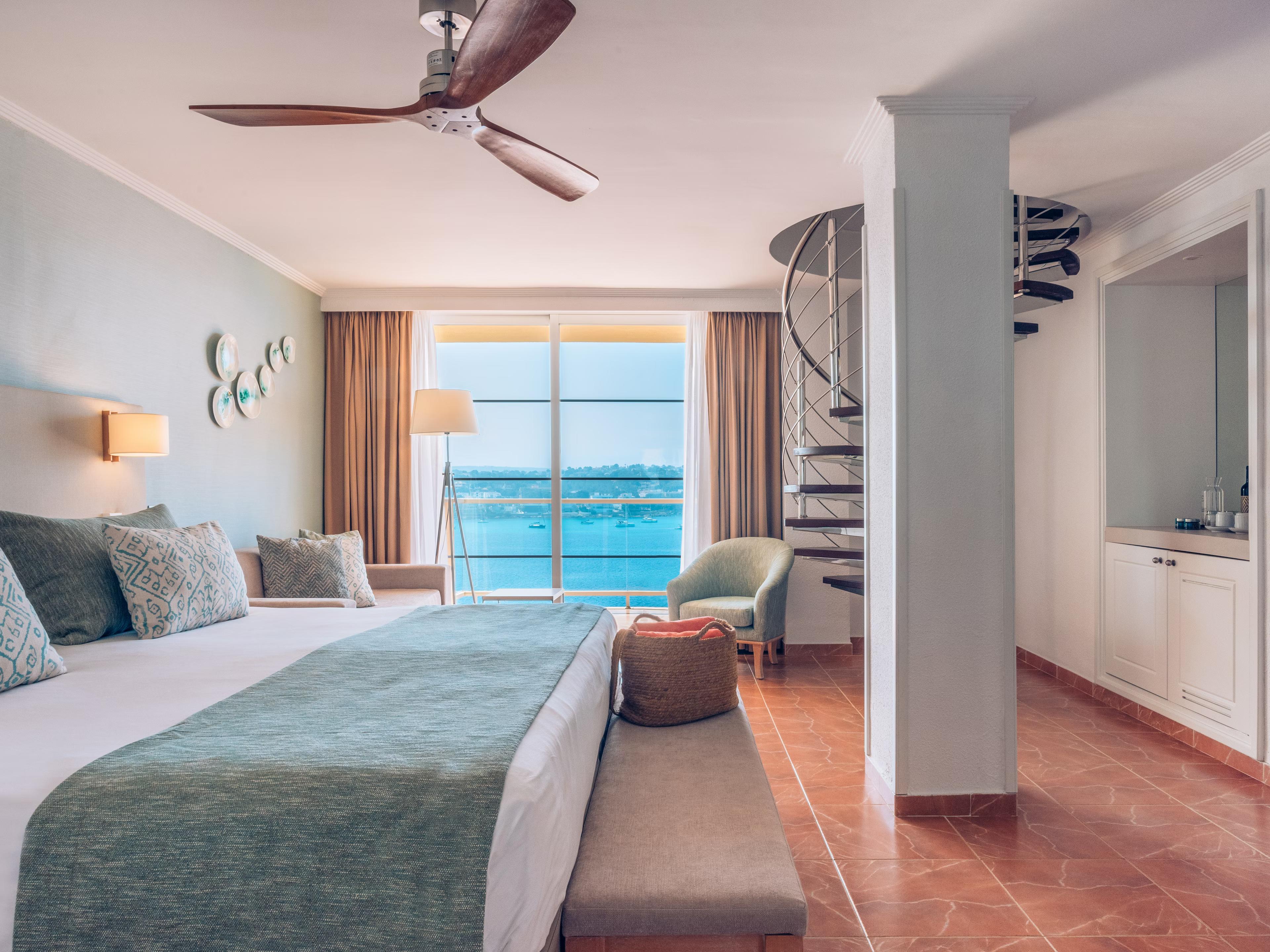 Double bed suite at Iberostar Jardín del Sol Suites