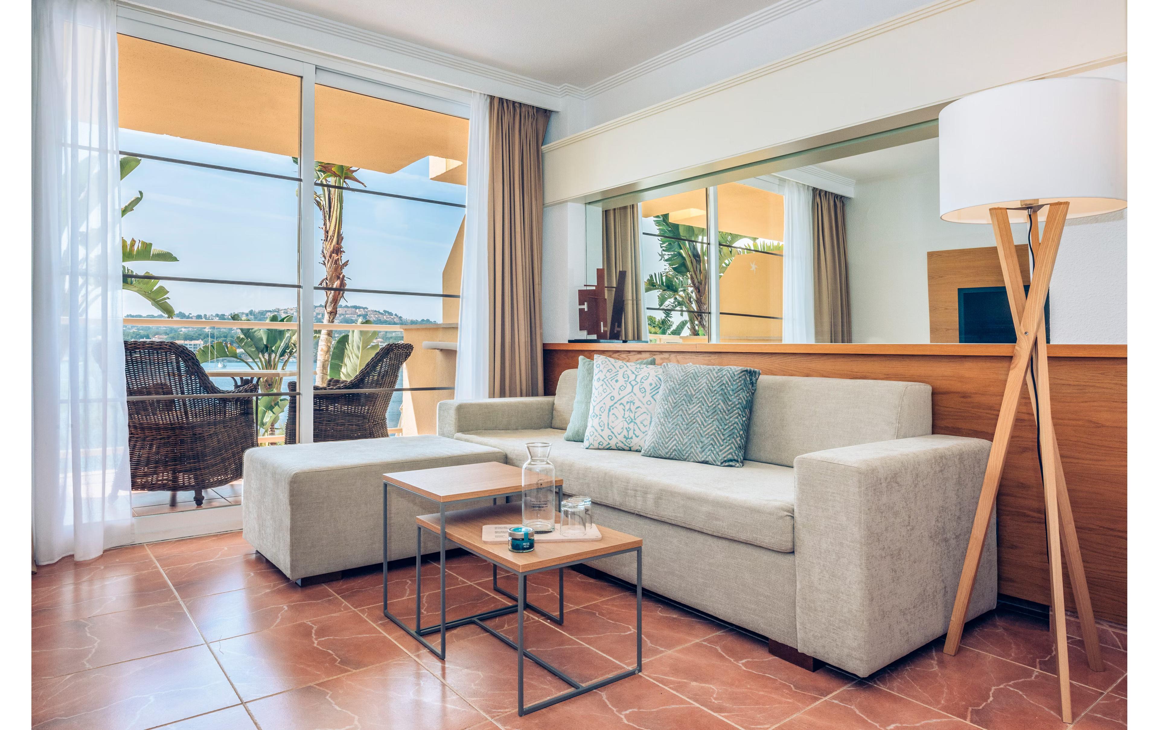 Living room as part of a suite at Iberostar Jardín del Sol Suites