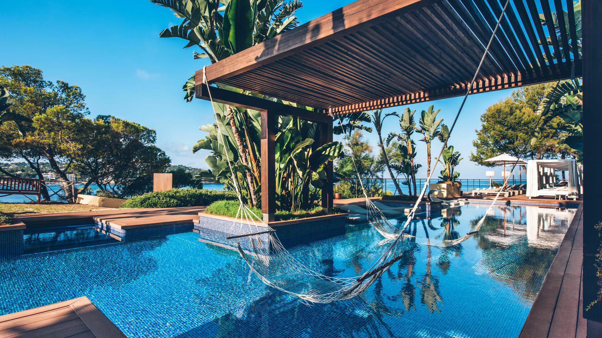 Outdoor swimming pool at Iberostar Jardín del Sol Suites