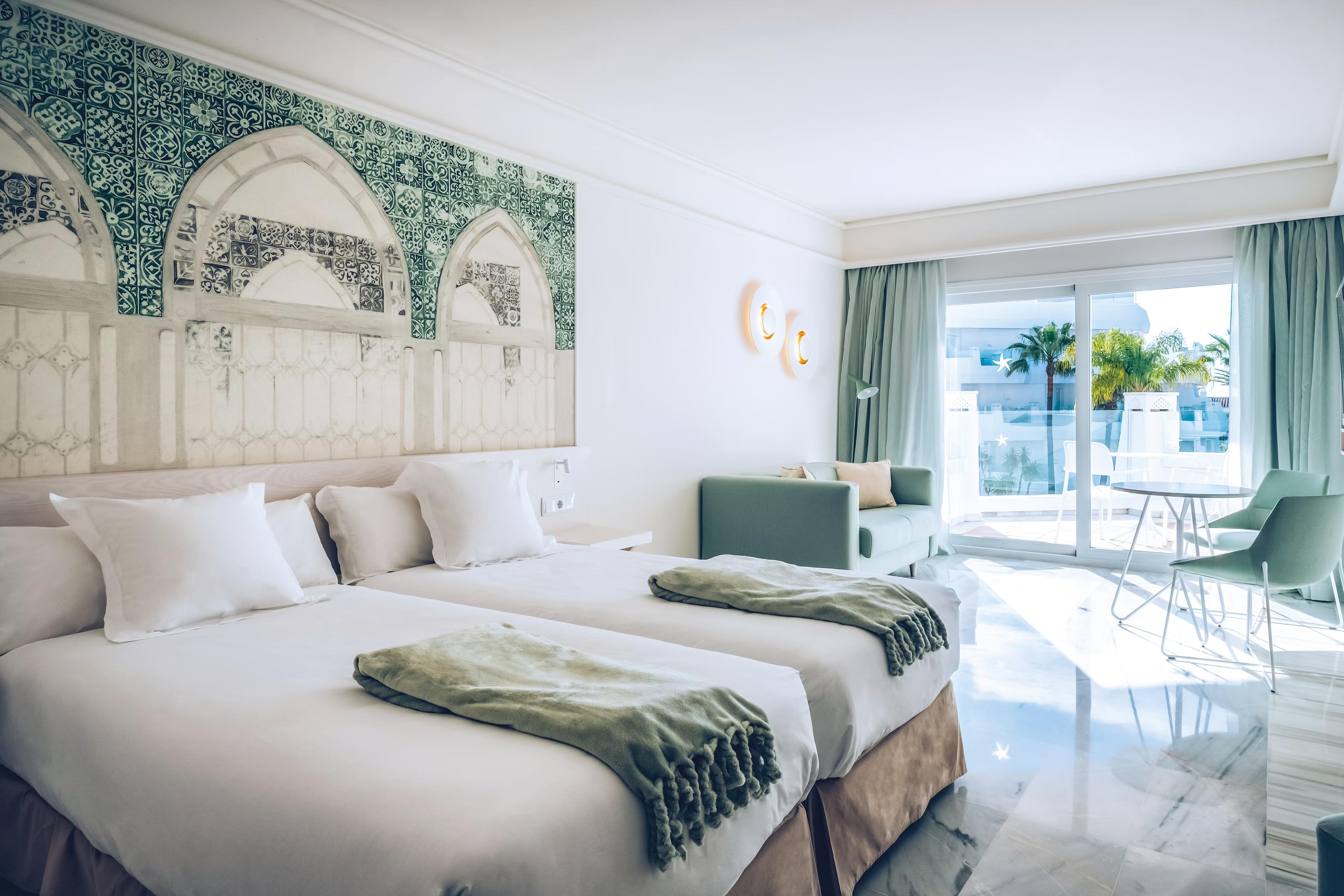Double bed suite at Iberostar Marbella Coral Beach