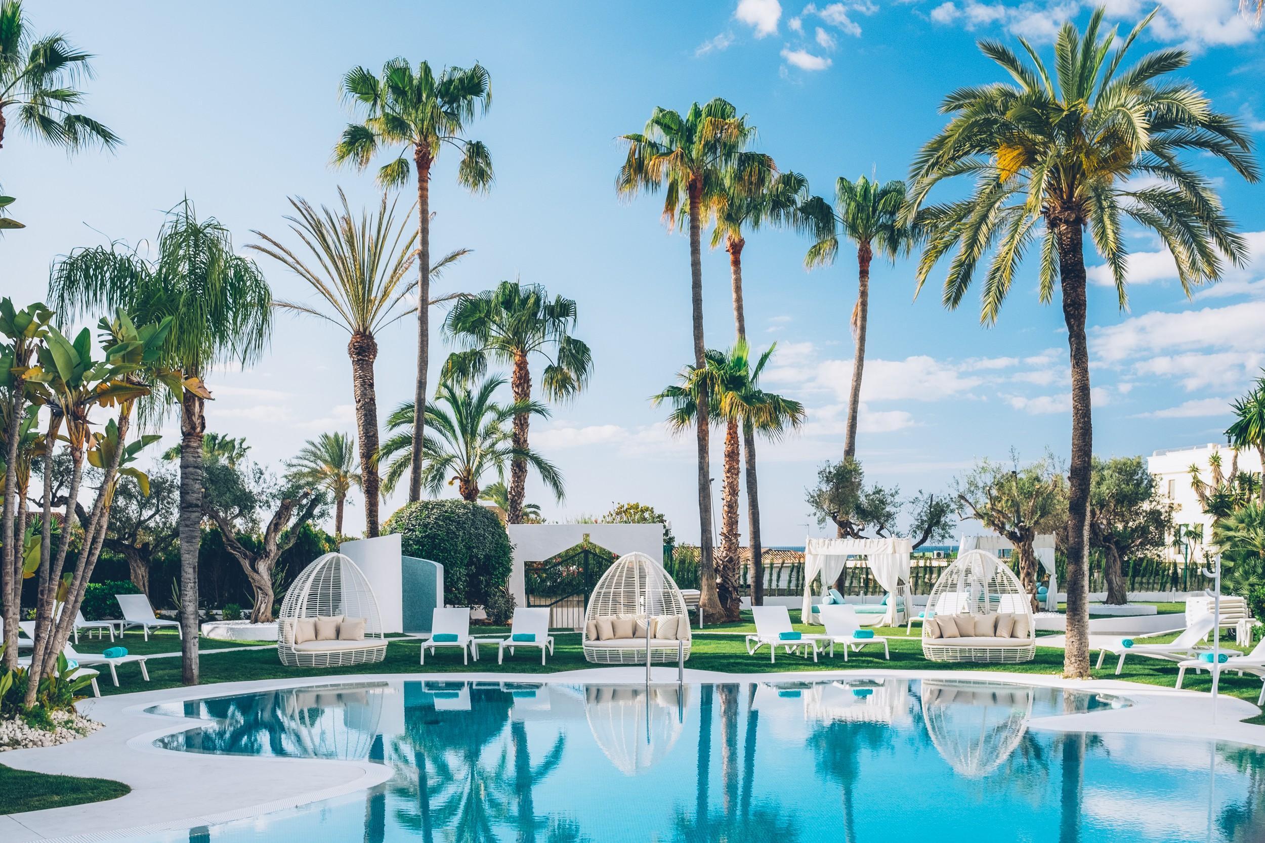 Outdoor swimming pool at Iberostar Marbella Coral Beach