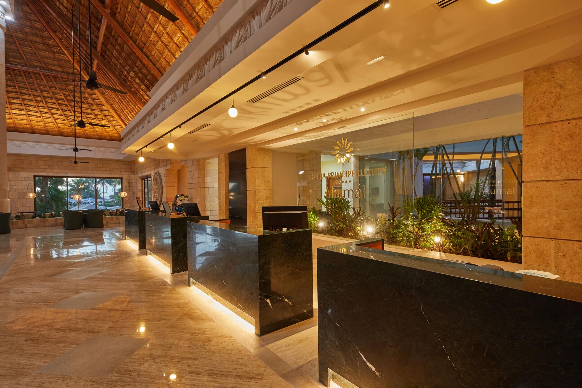 Reception at Luxury Bahia Principe Akumal