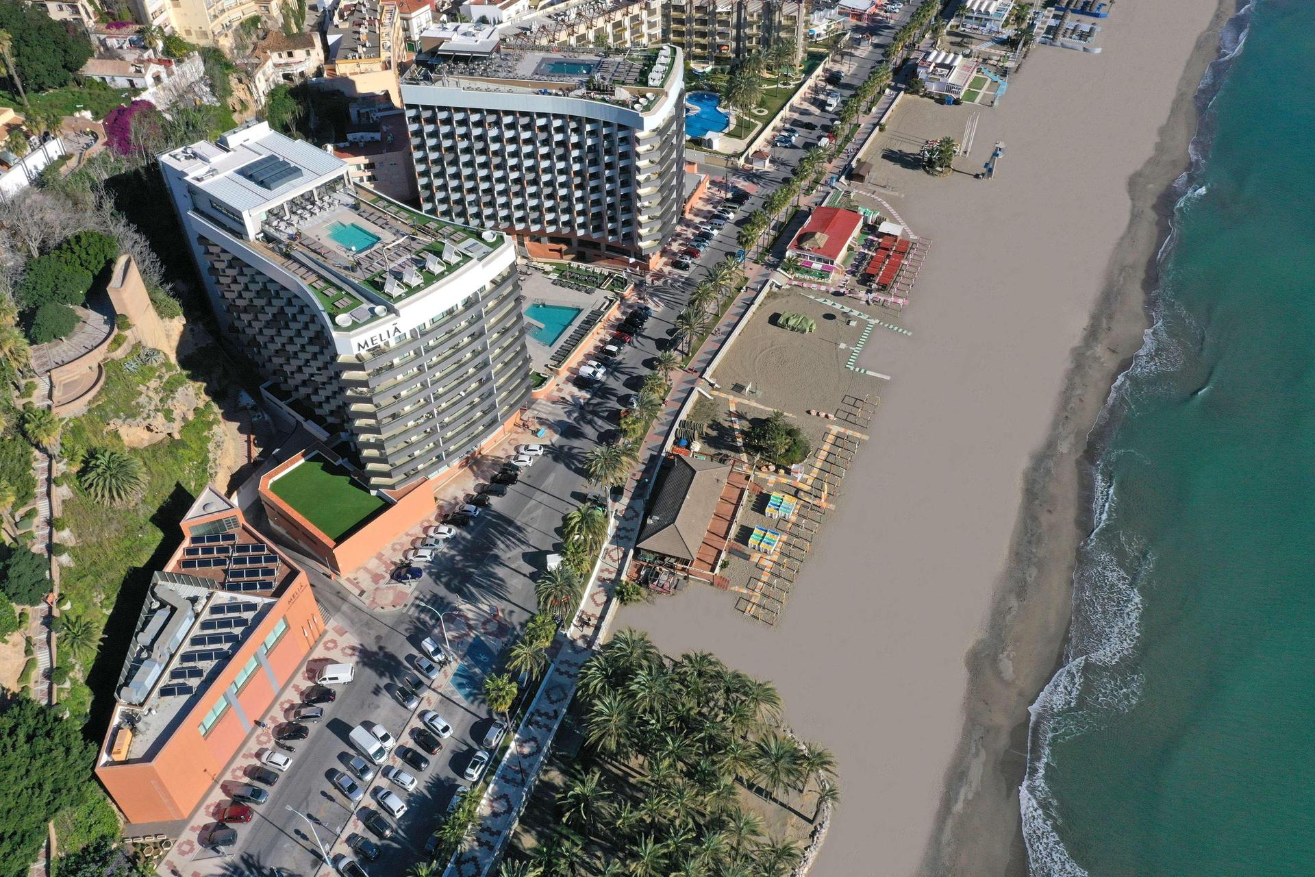 Aerial view looking down on Meliá Costa del Sol