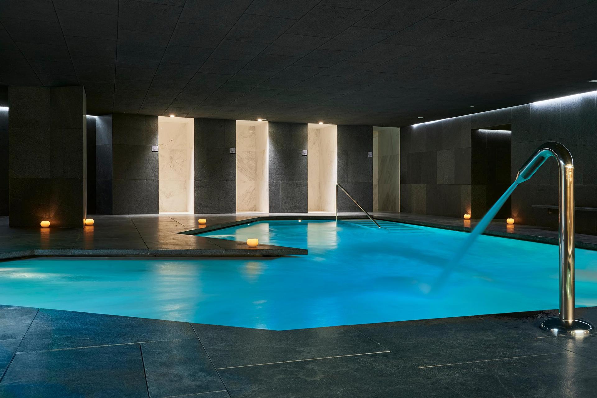 Indoor swimming pool as part of the spa facilities at Meliá Hotels & Resorts