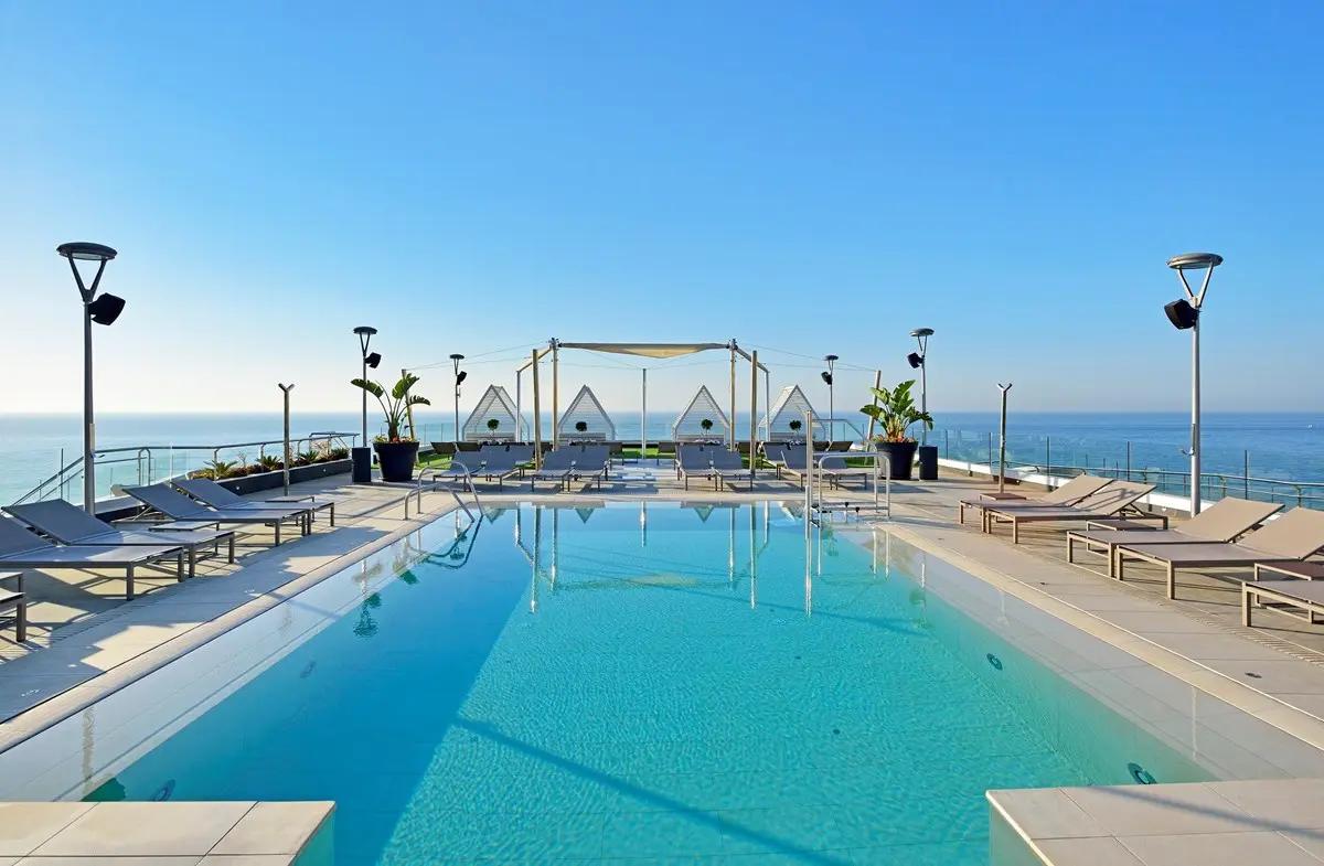 Rooftop pool at Meliá Hotels & Resorts