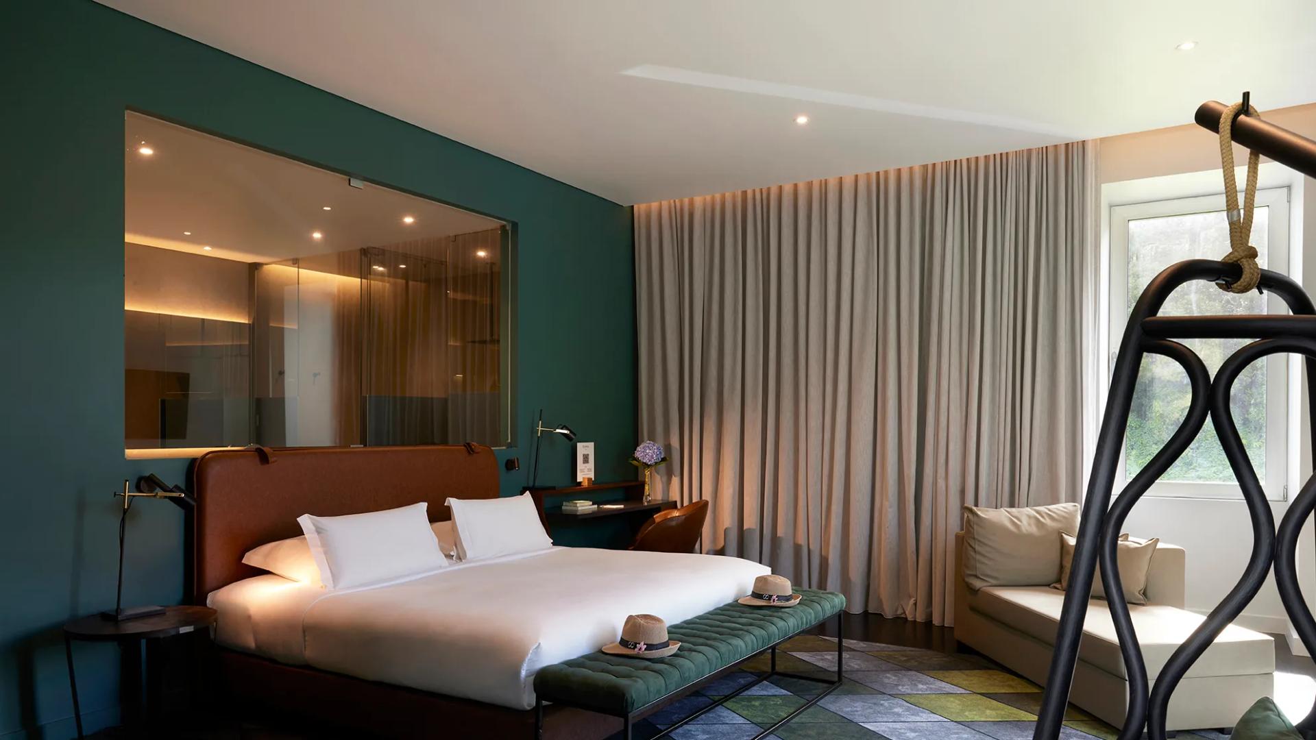 Double bed suite at Octant Hotels Furnas